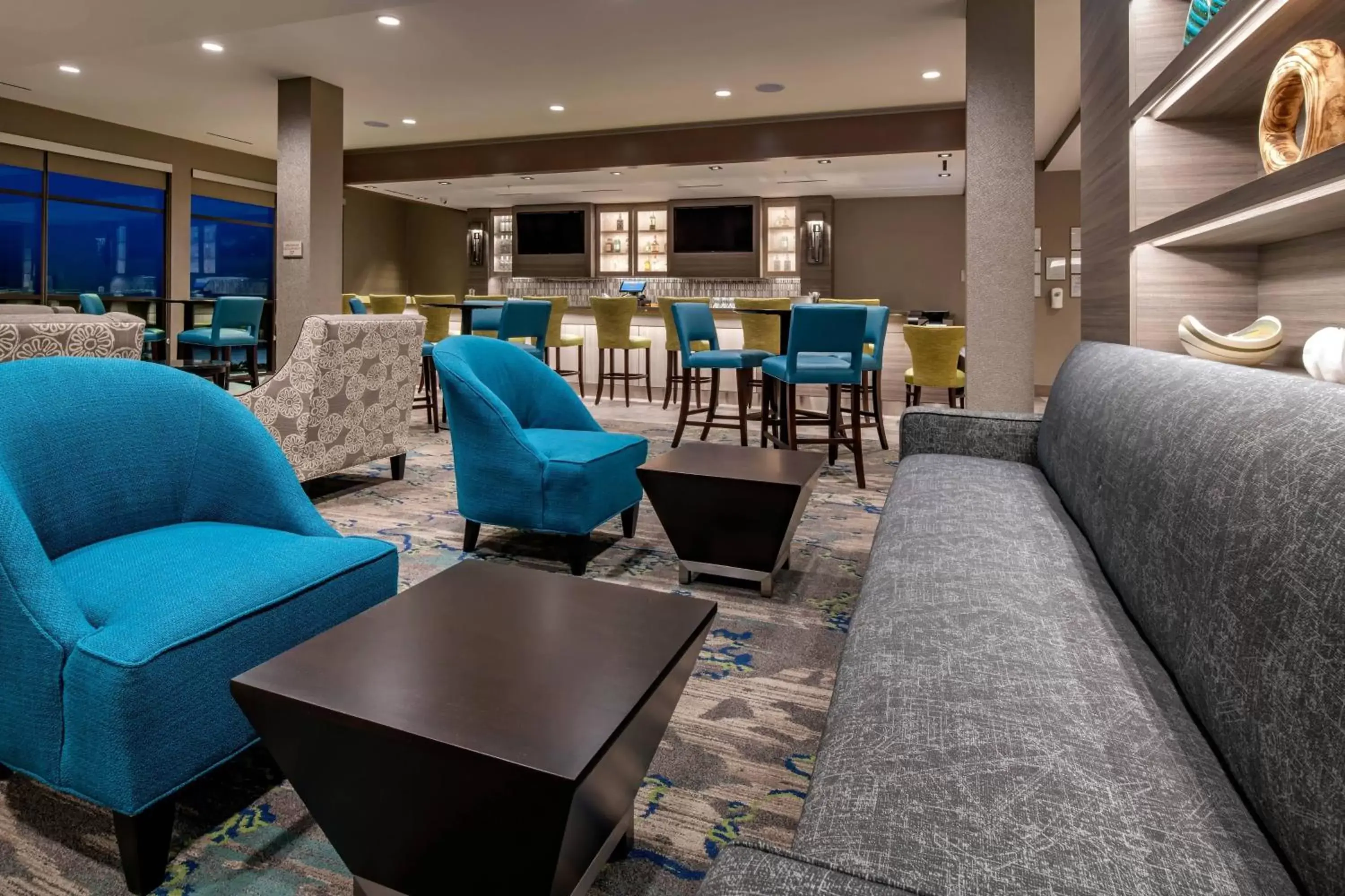 Lobby or reception, Lounge/Bar in TownePlace Suites By Marriott Wrentham Plainville