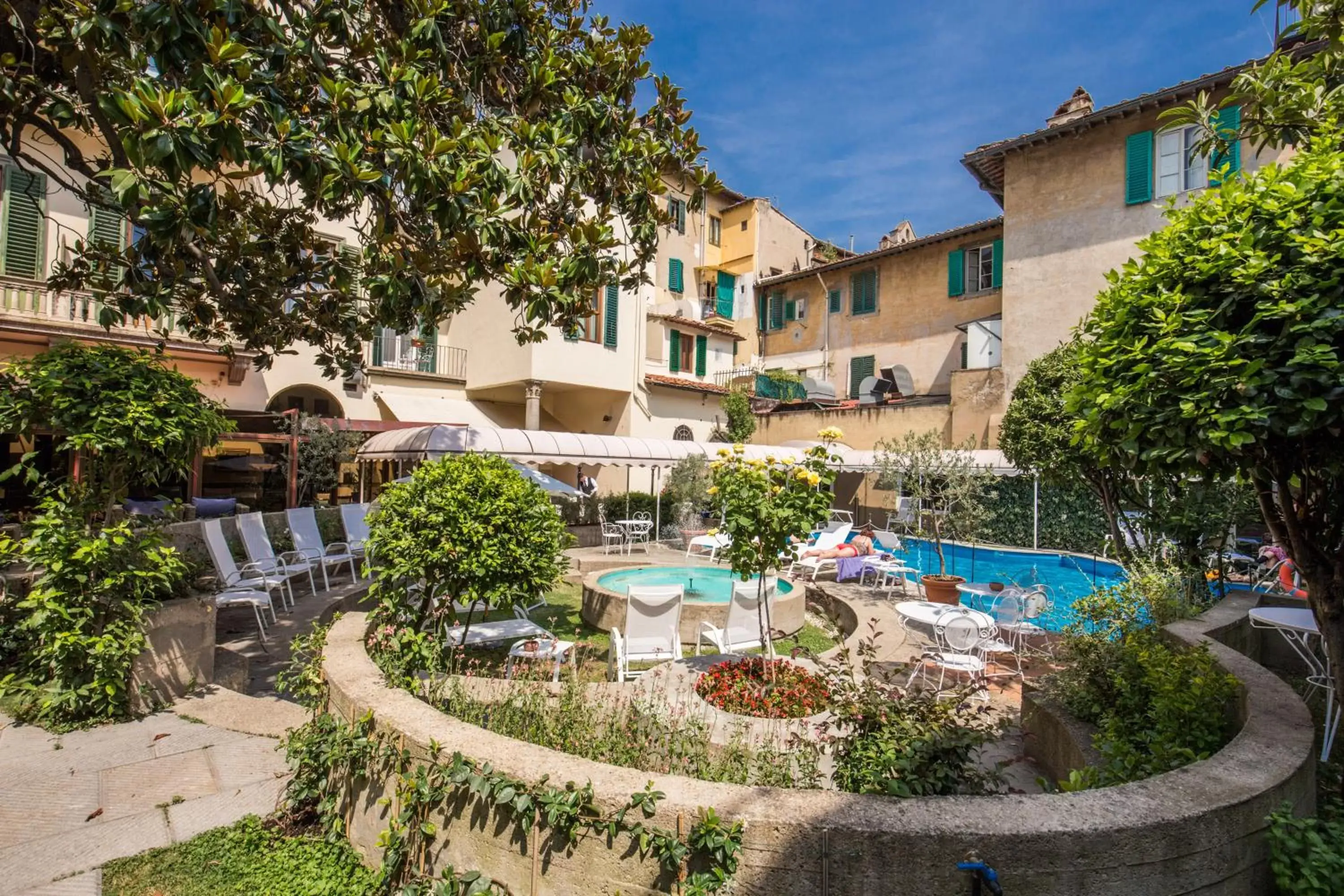 Summer, Swimming Pool in Hotel Croce Di Malta