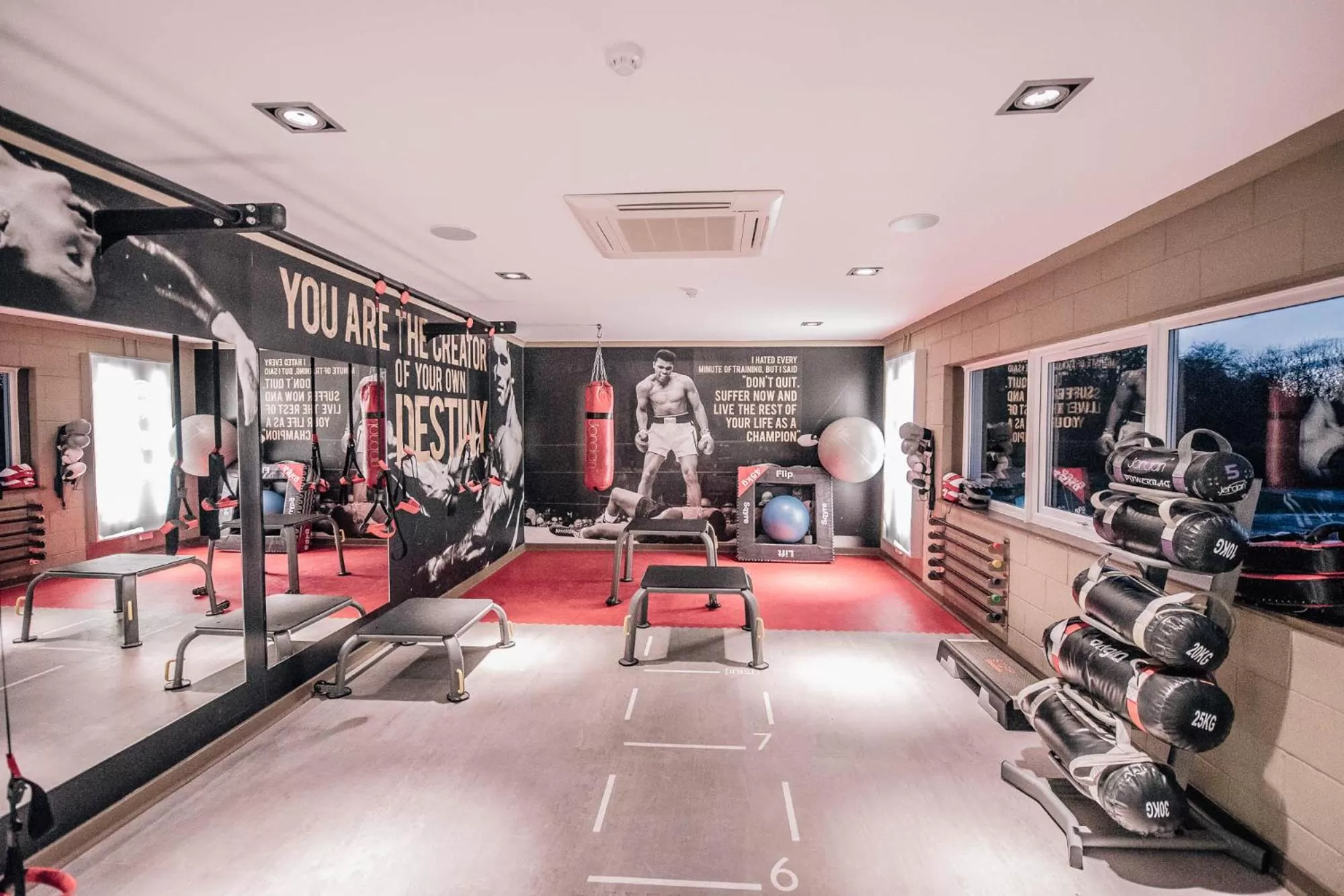 Fitness centre/facilities in Bowfield Hotel and Spa