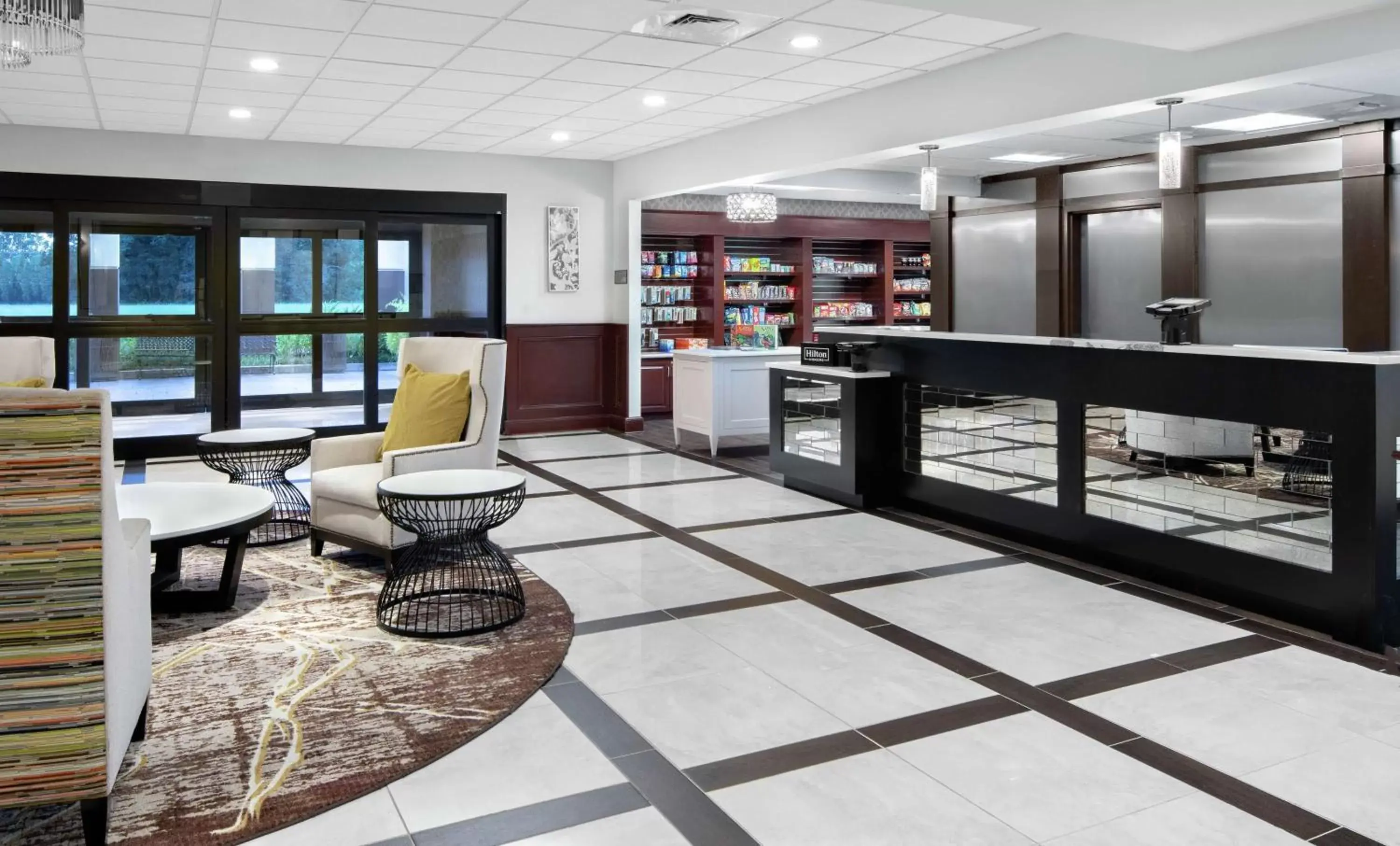 Lobby or reception in Homewood Suites Lafayette-Airport