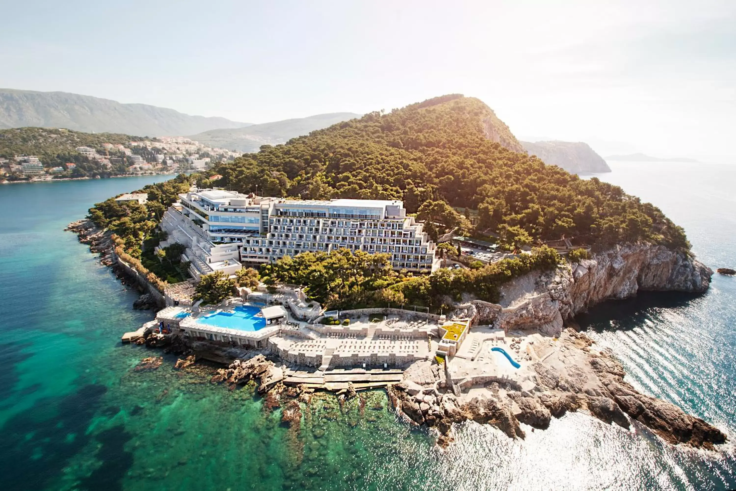 Bird's eye view, Bird's-eye View in Hotel Dubrovnik Palace