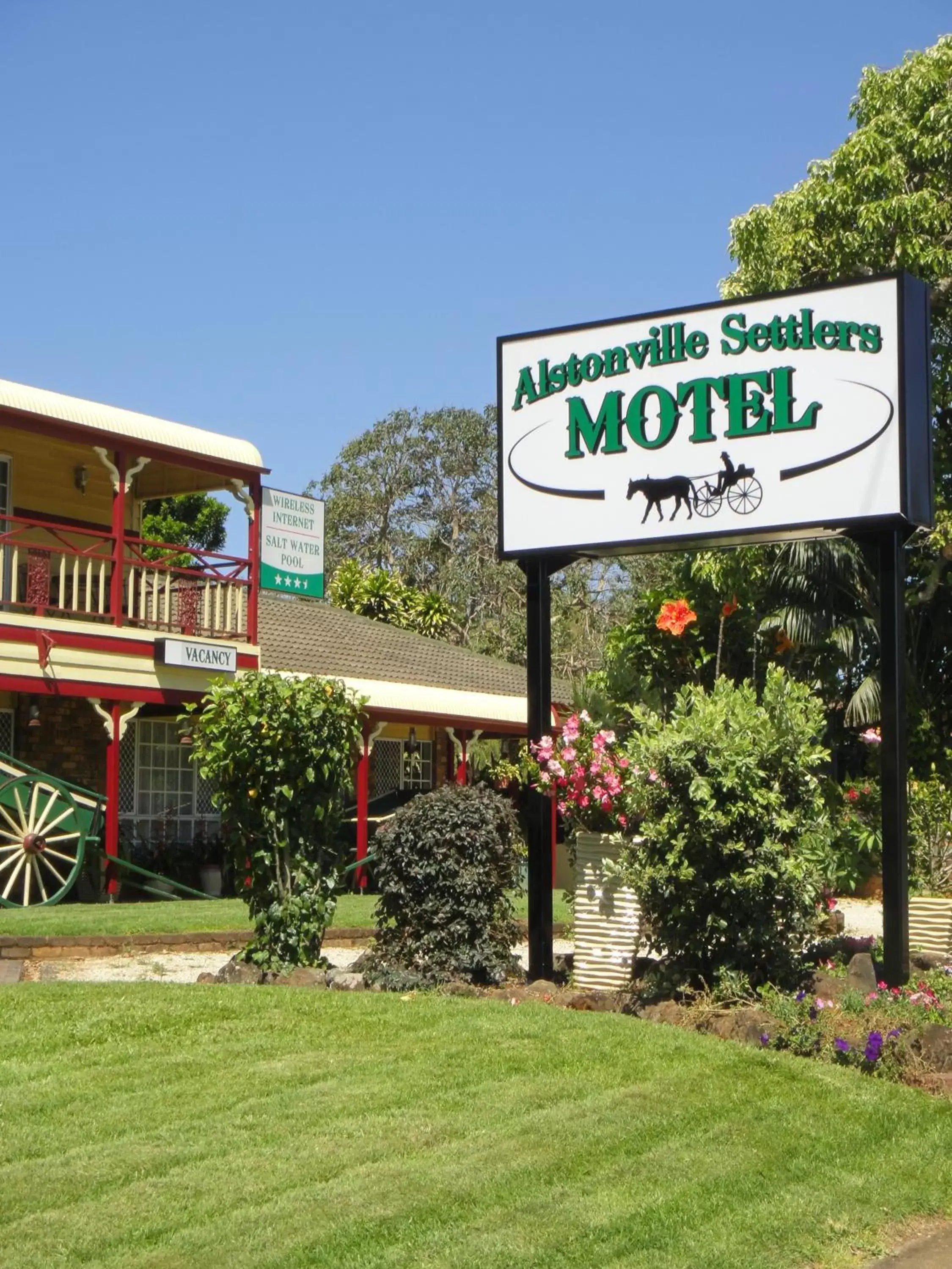 Property logo or sign, Property Building in Alstonville Settlers Motel