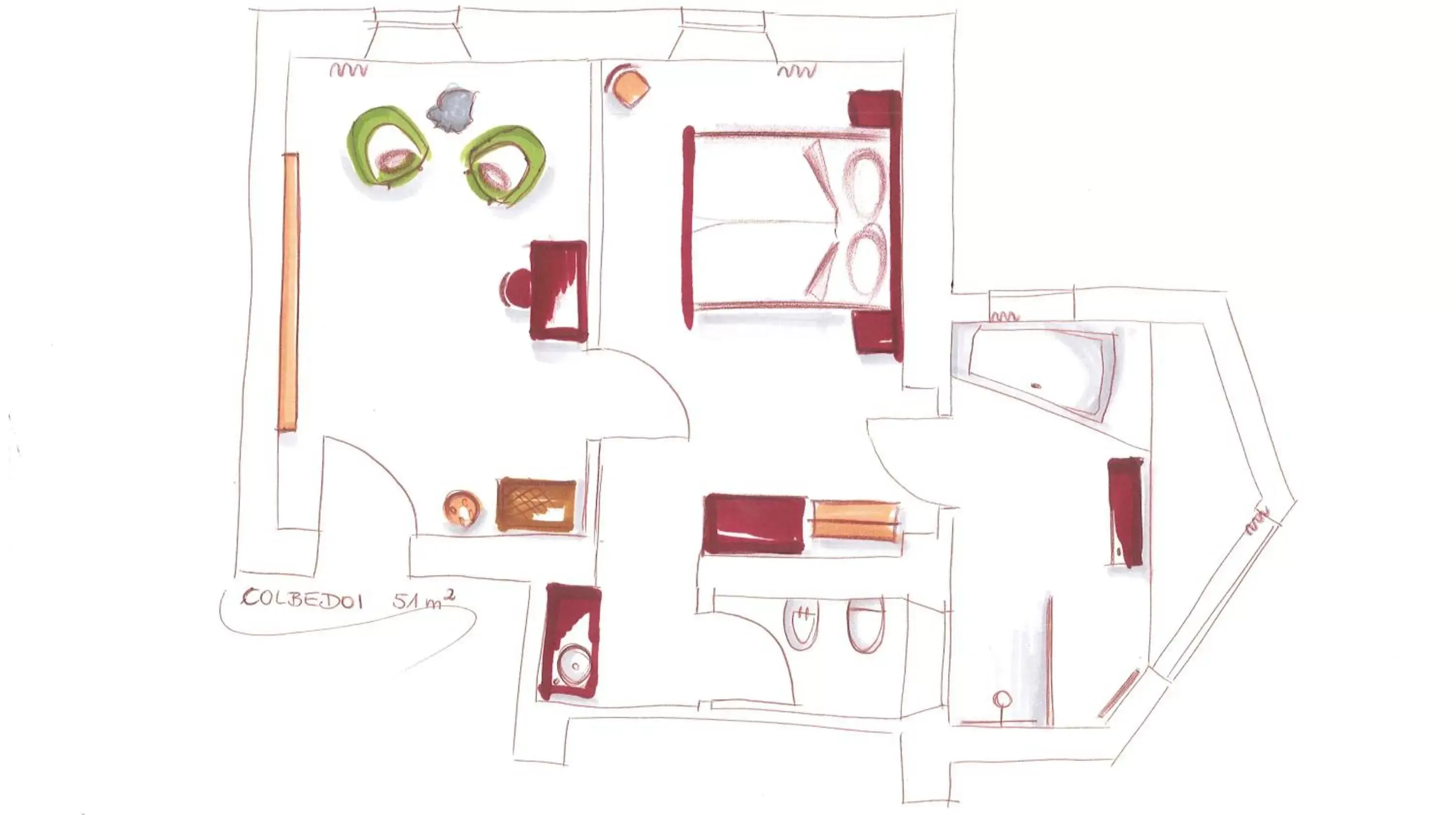 Floor Plan in Niedermairhof