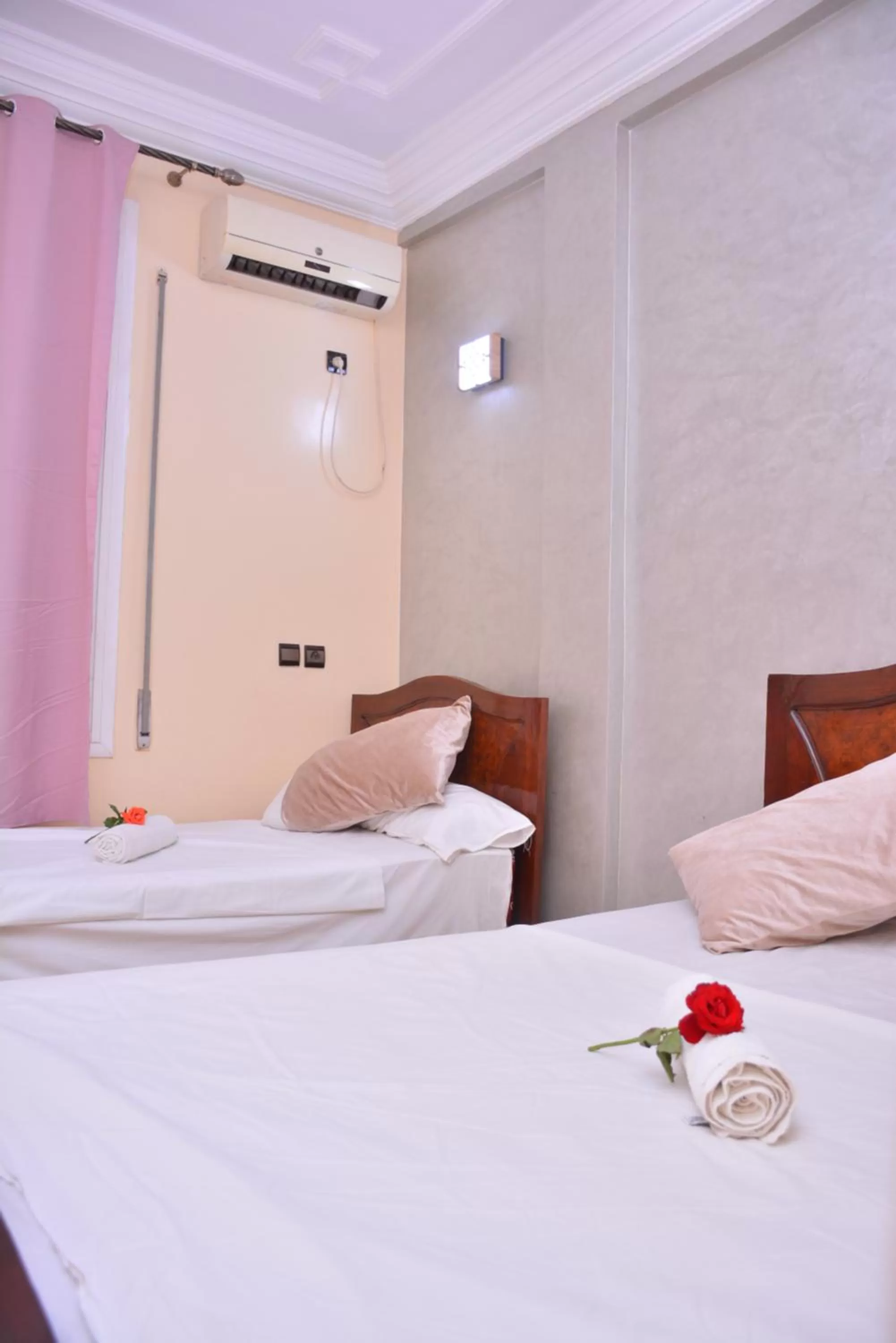 Bed in Hôtel Elfekri