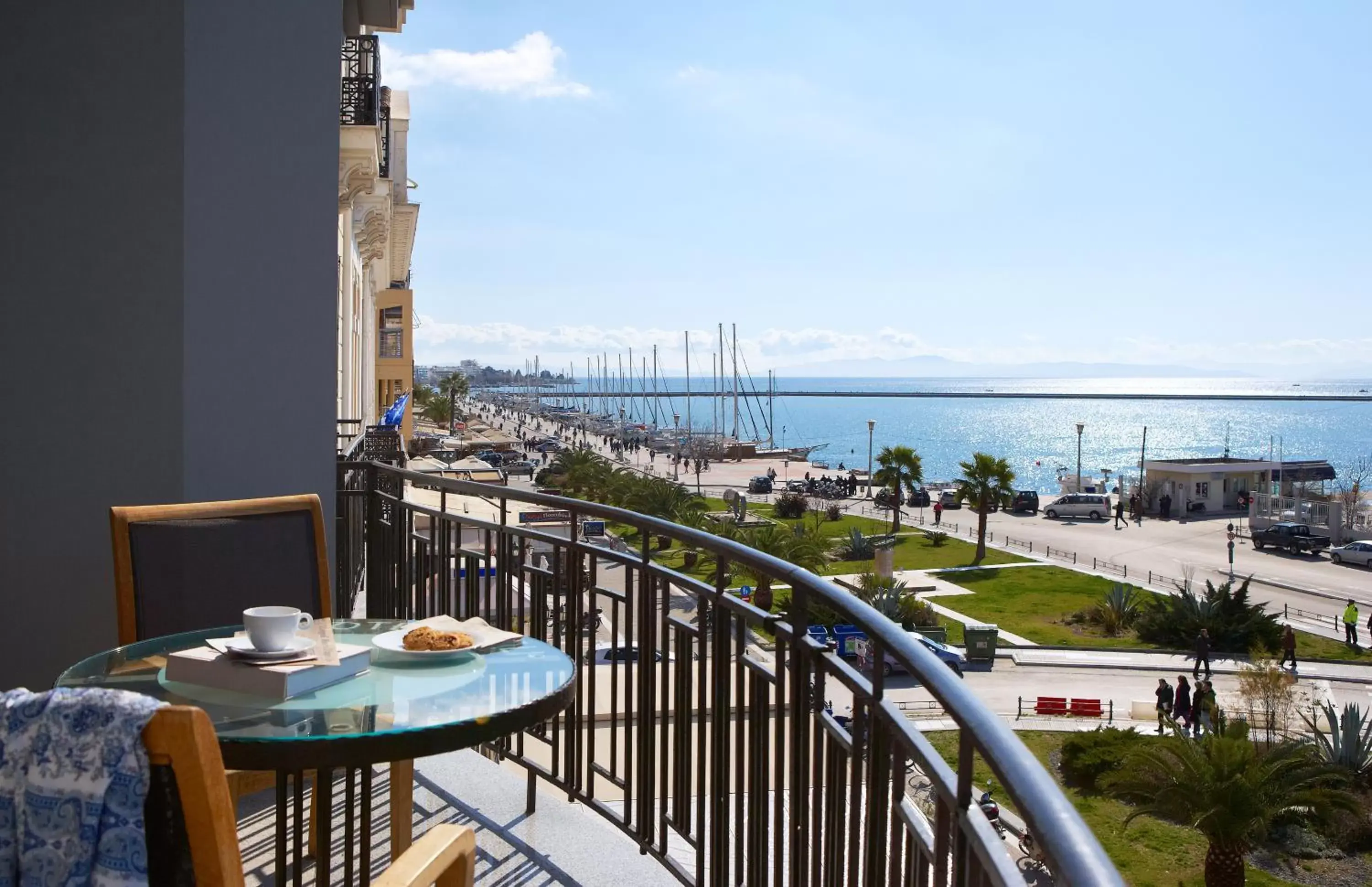 Balcony/Terrace in Aegli Hotel Volos