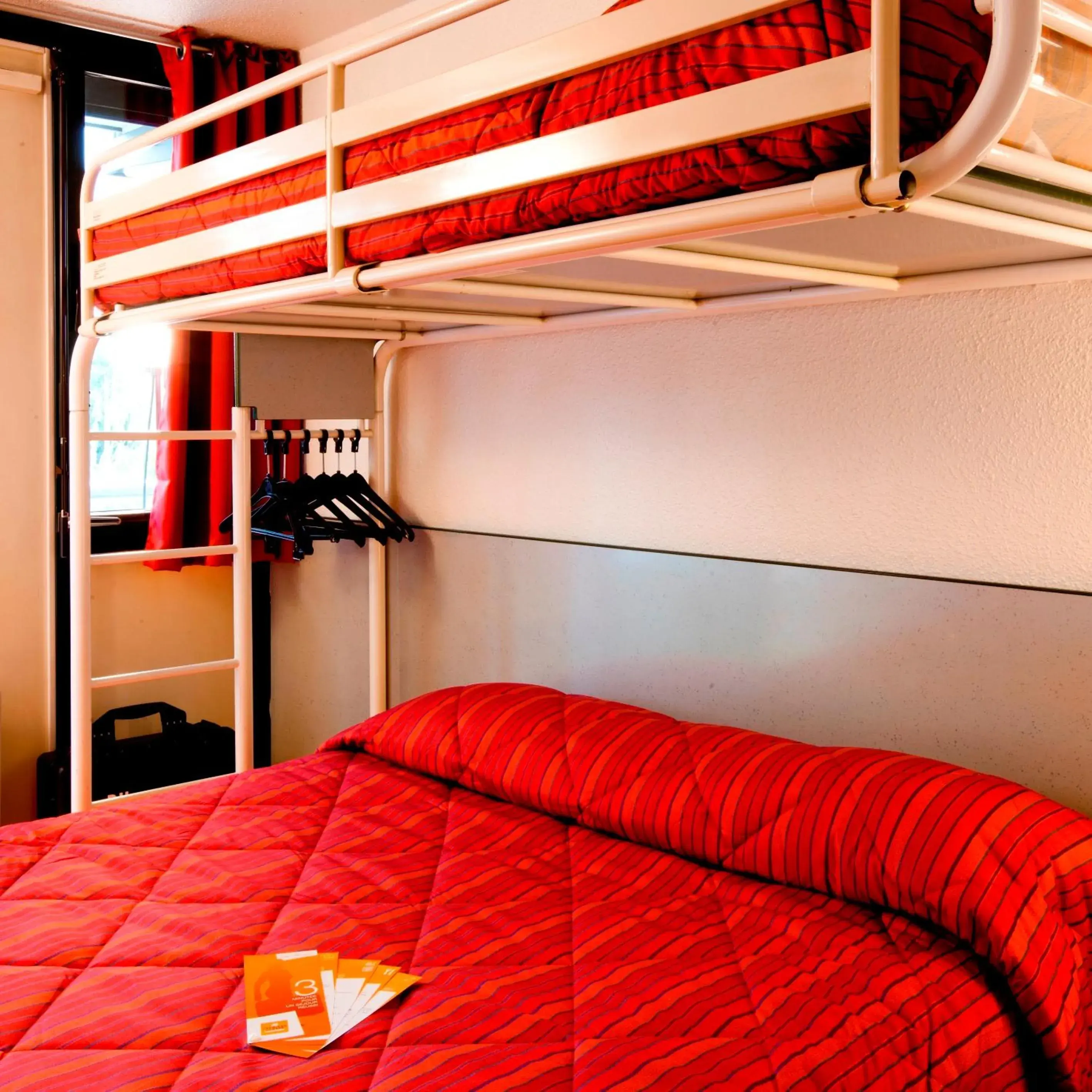 Bed, Bunk Bed in Premiere Classe Gueret