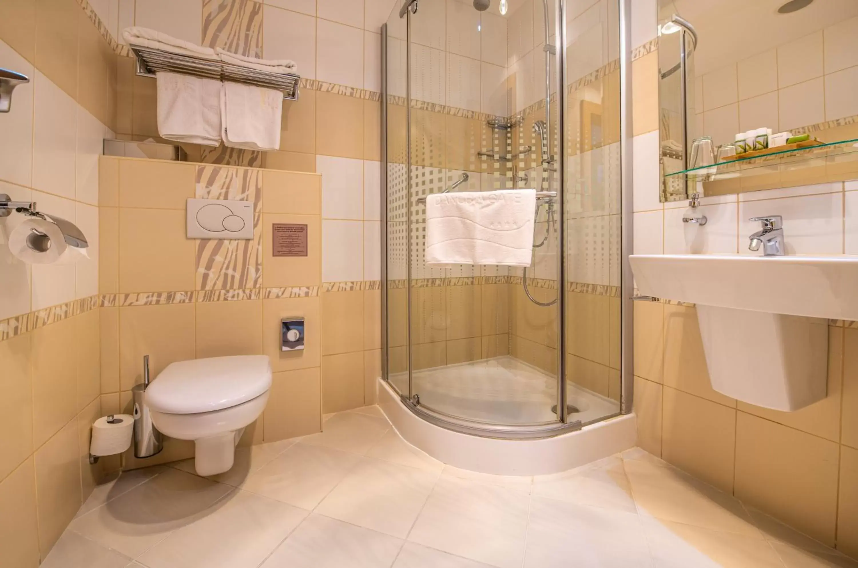 Shower, Bathroom in Danubia Gate