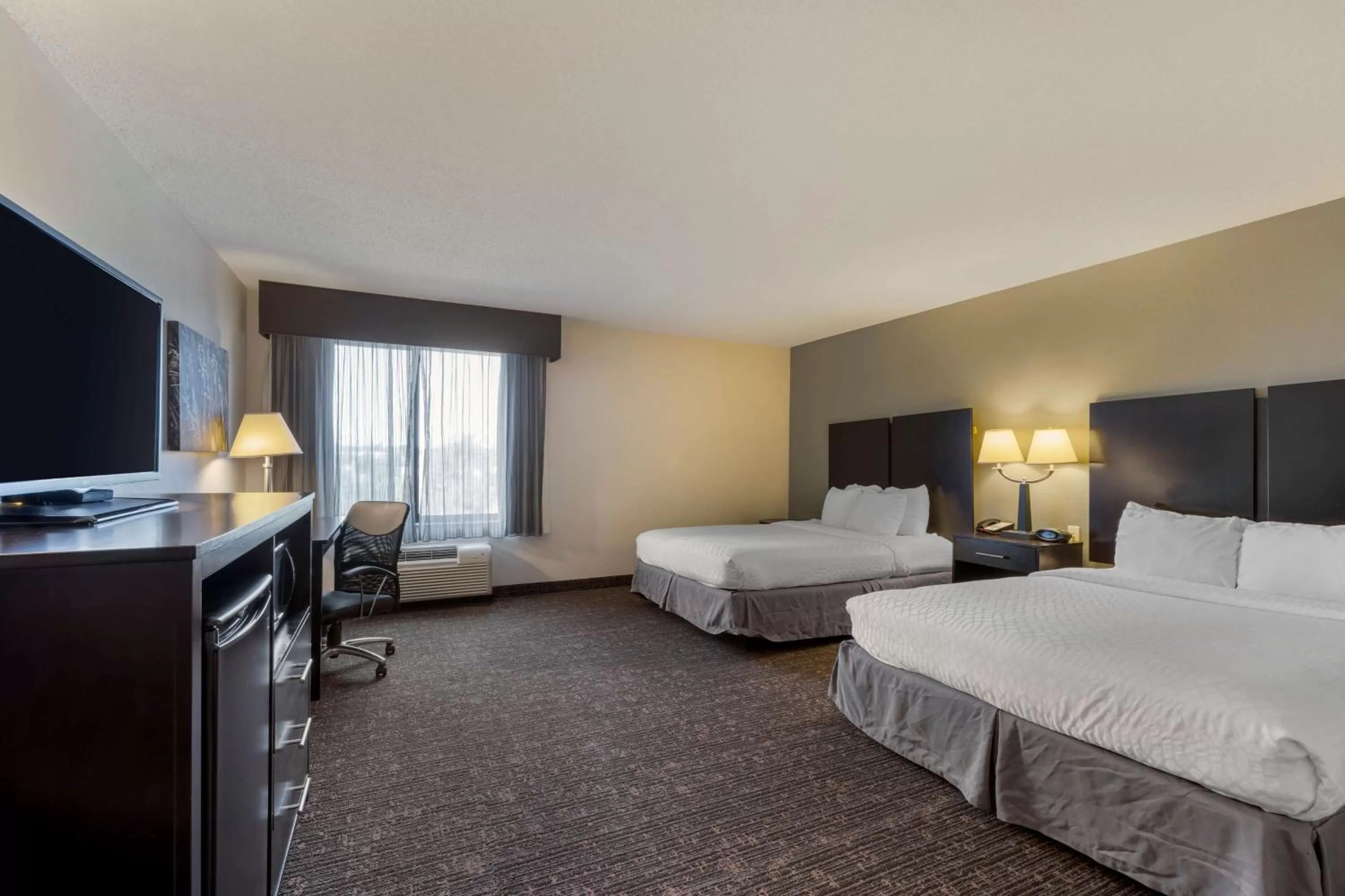 Queen Room with Two Queen Beds and Communication Assitance in Best Western Plus Omaha Airport Inn