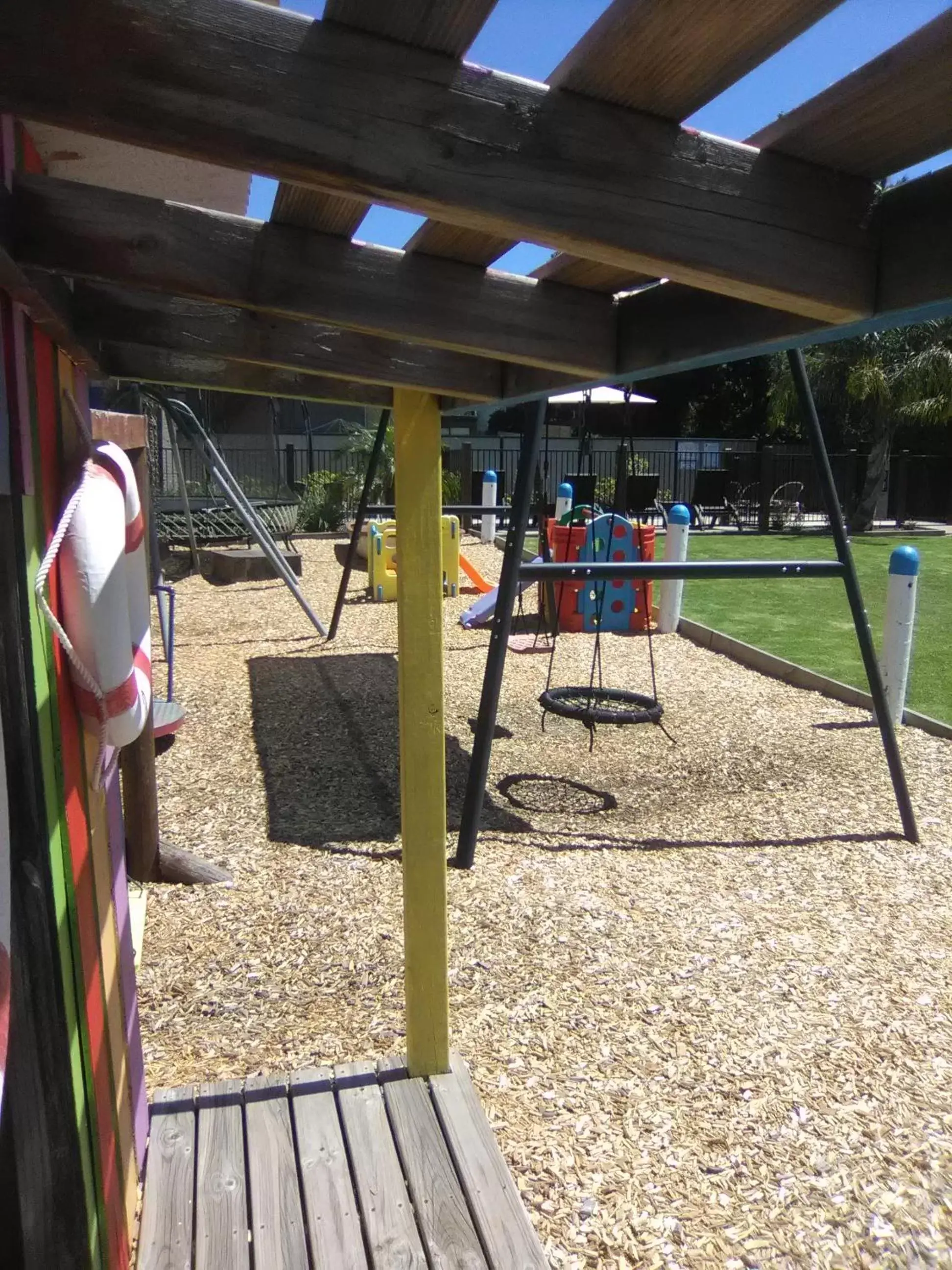 Children play ground, Children's Play Area in Seahorse Motel Cowes