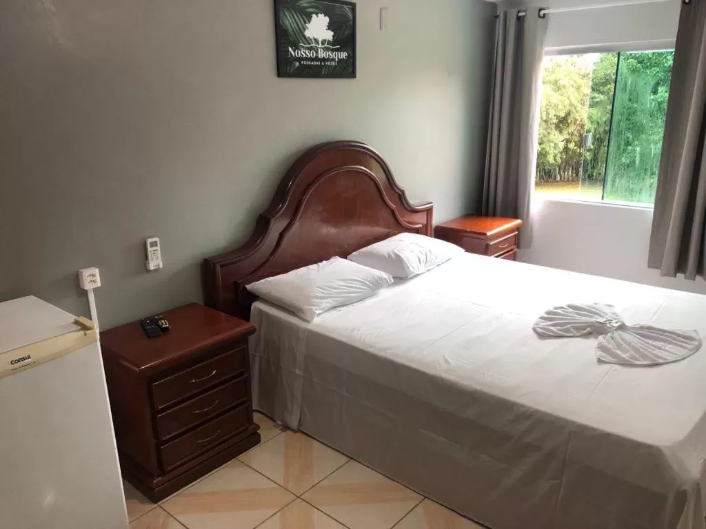 Bed in Hotel Nosso Bosque