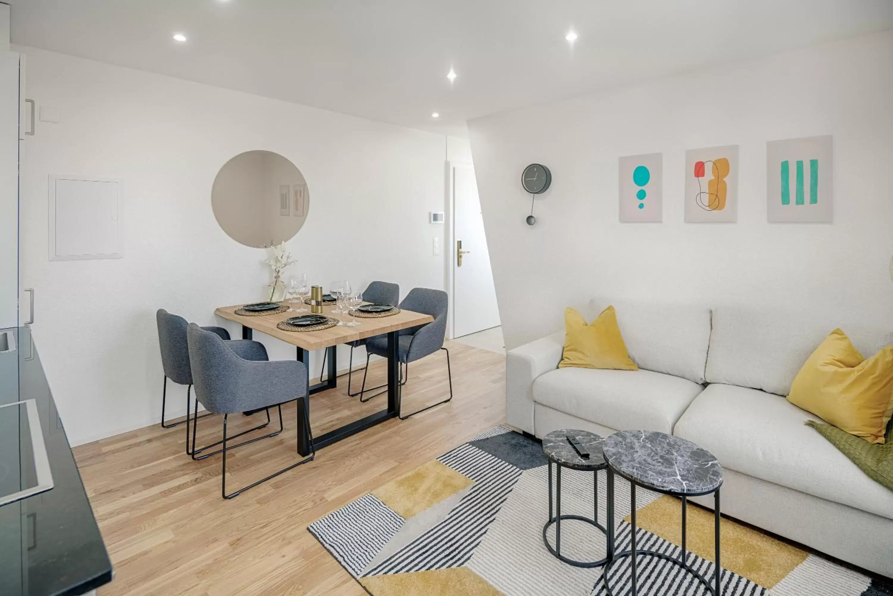 Living room, Seating Area in EH Apartments Jupiter