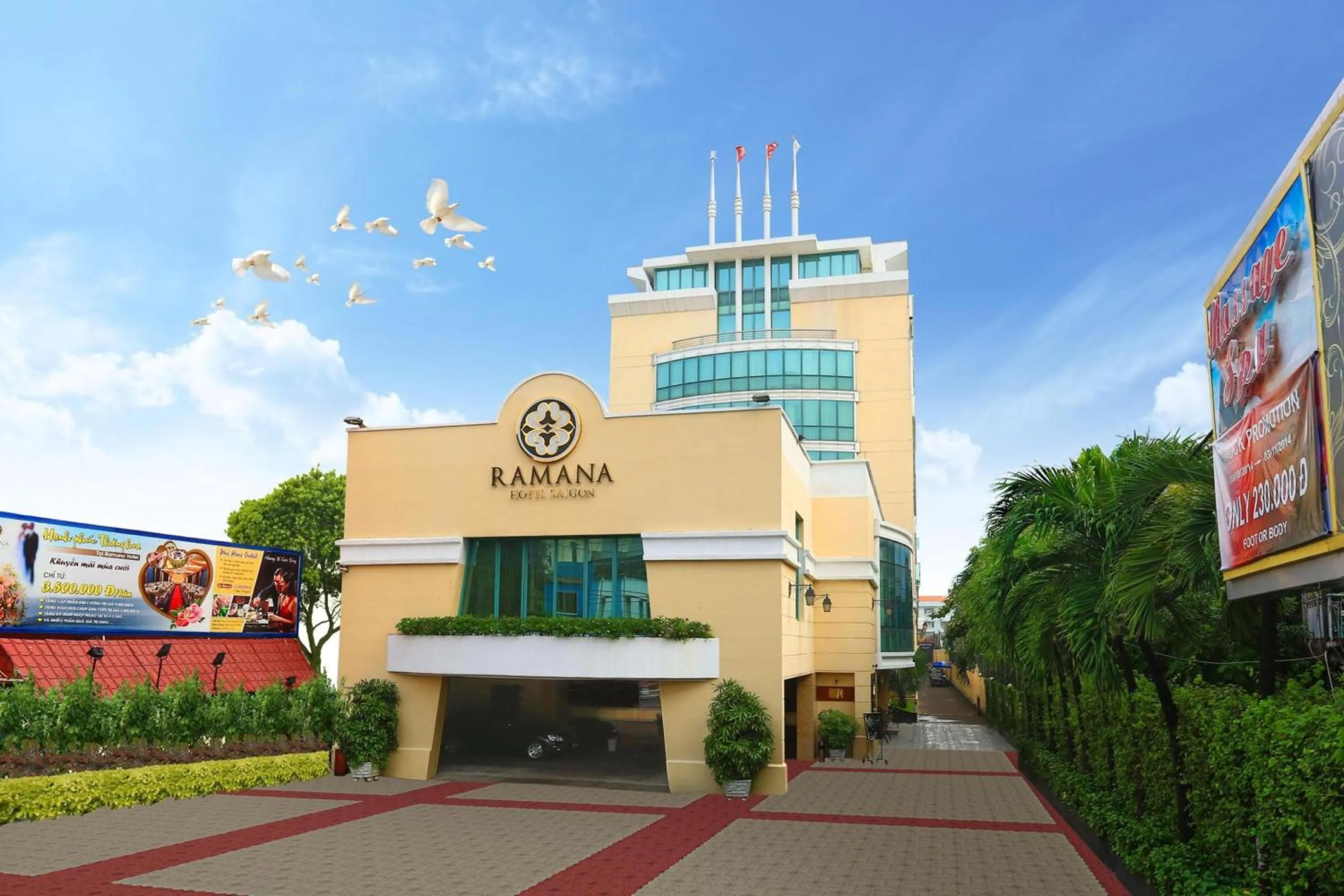 Property building in Ramana Saigon Hotel
