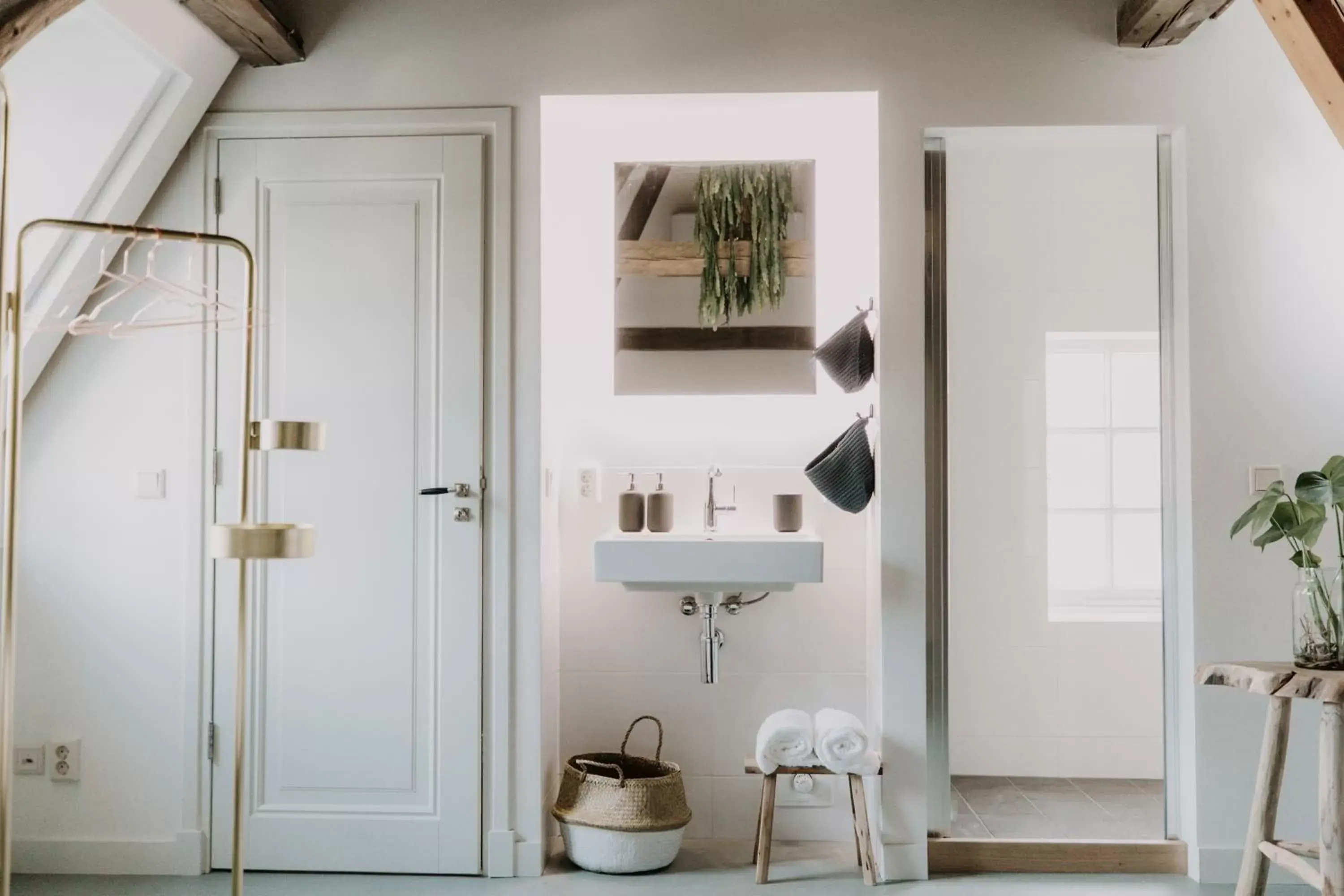 Bathroom in Brass