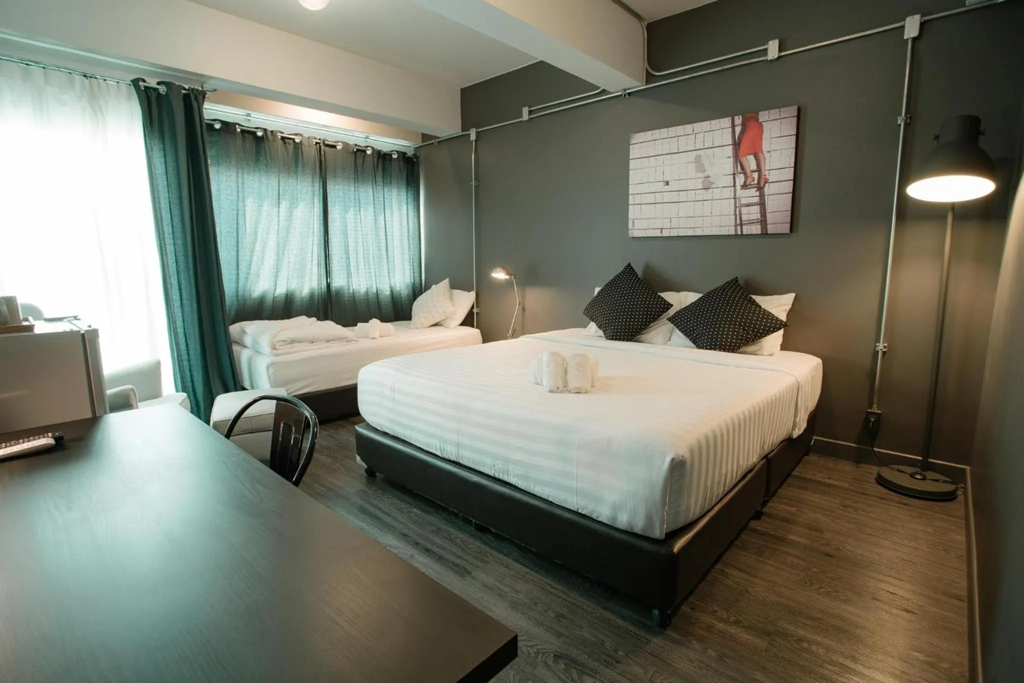 Bed in J Poshtel Chiangmai