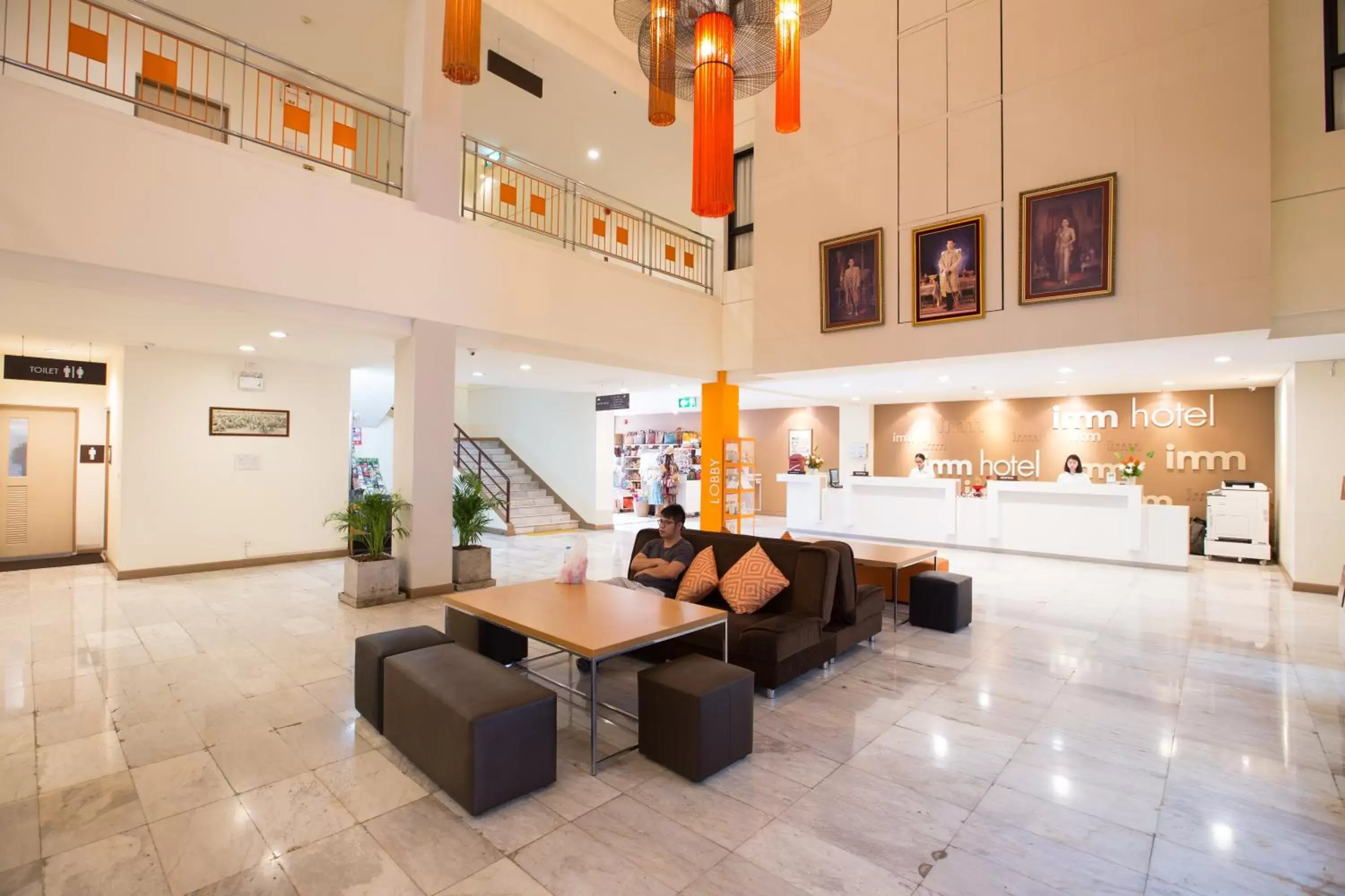 Lobby or reception in Imm Hotel Thaphae Chiang Mai -SHA Extra Plus