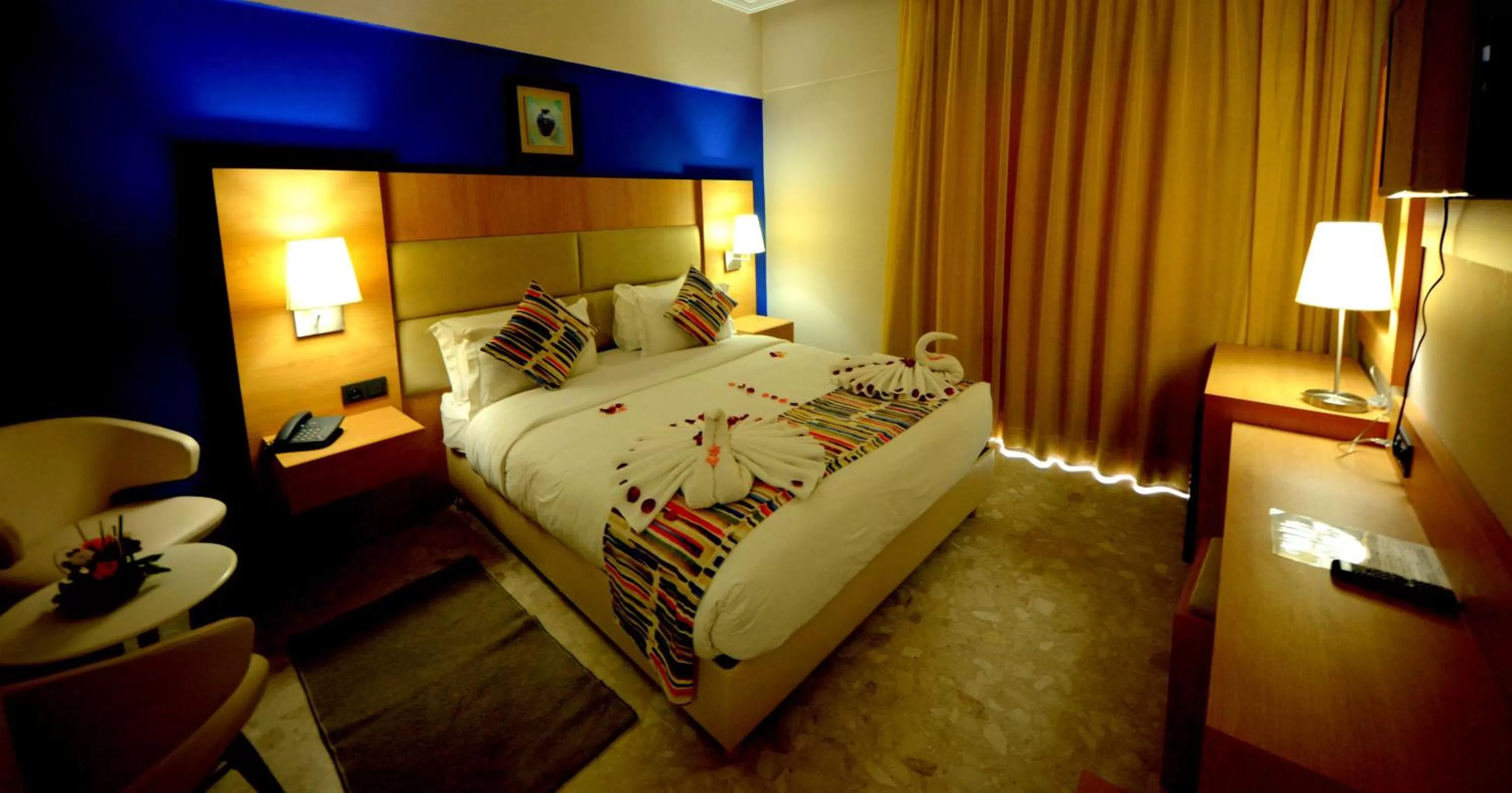 Photo of the whole room, Bed in Oasis Hotel & Spa