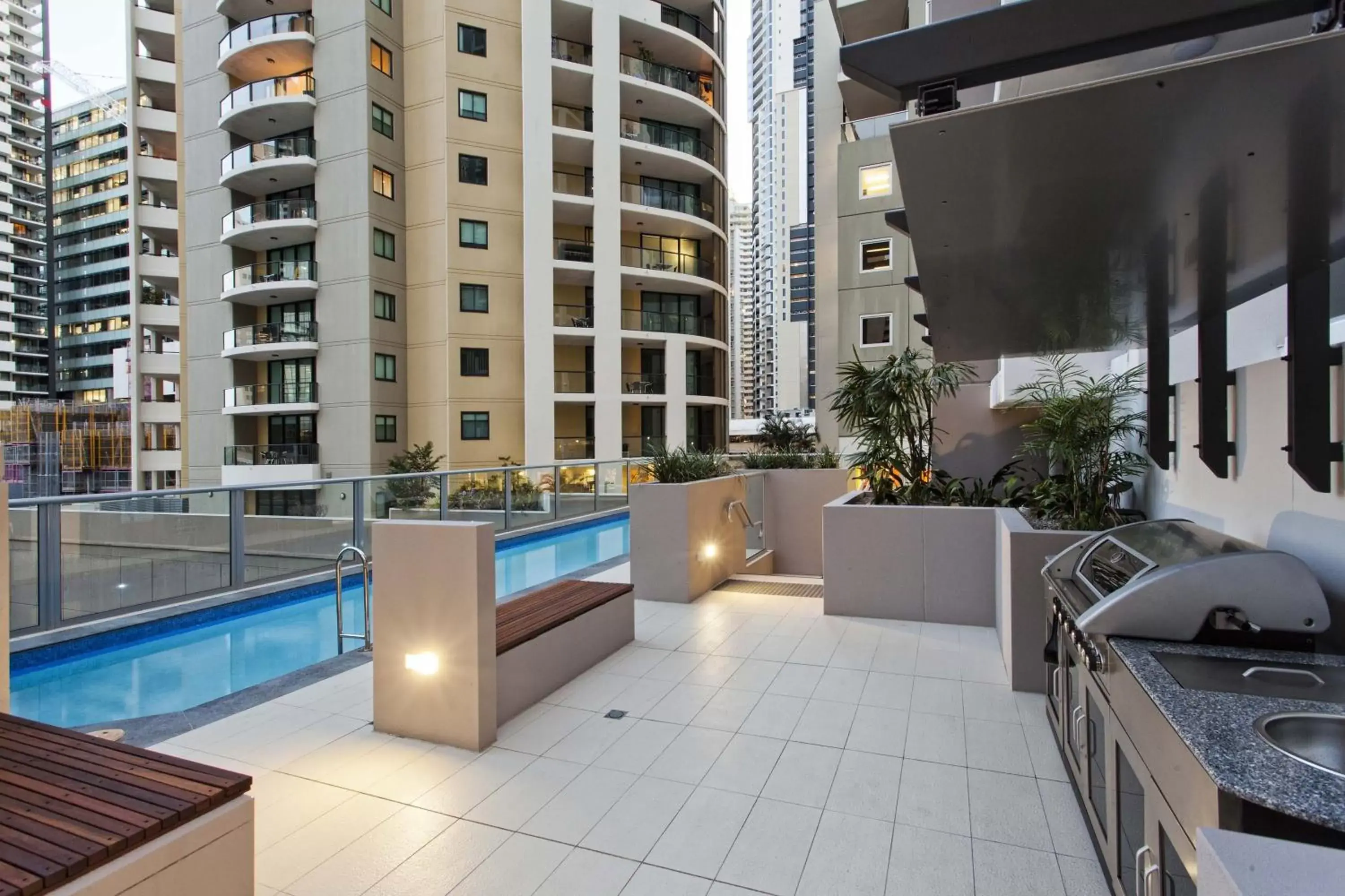 BBQ facilities, Swimming Pool in Mantra Midtown