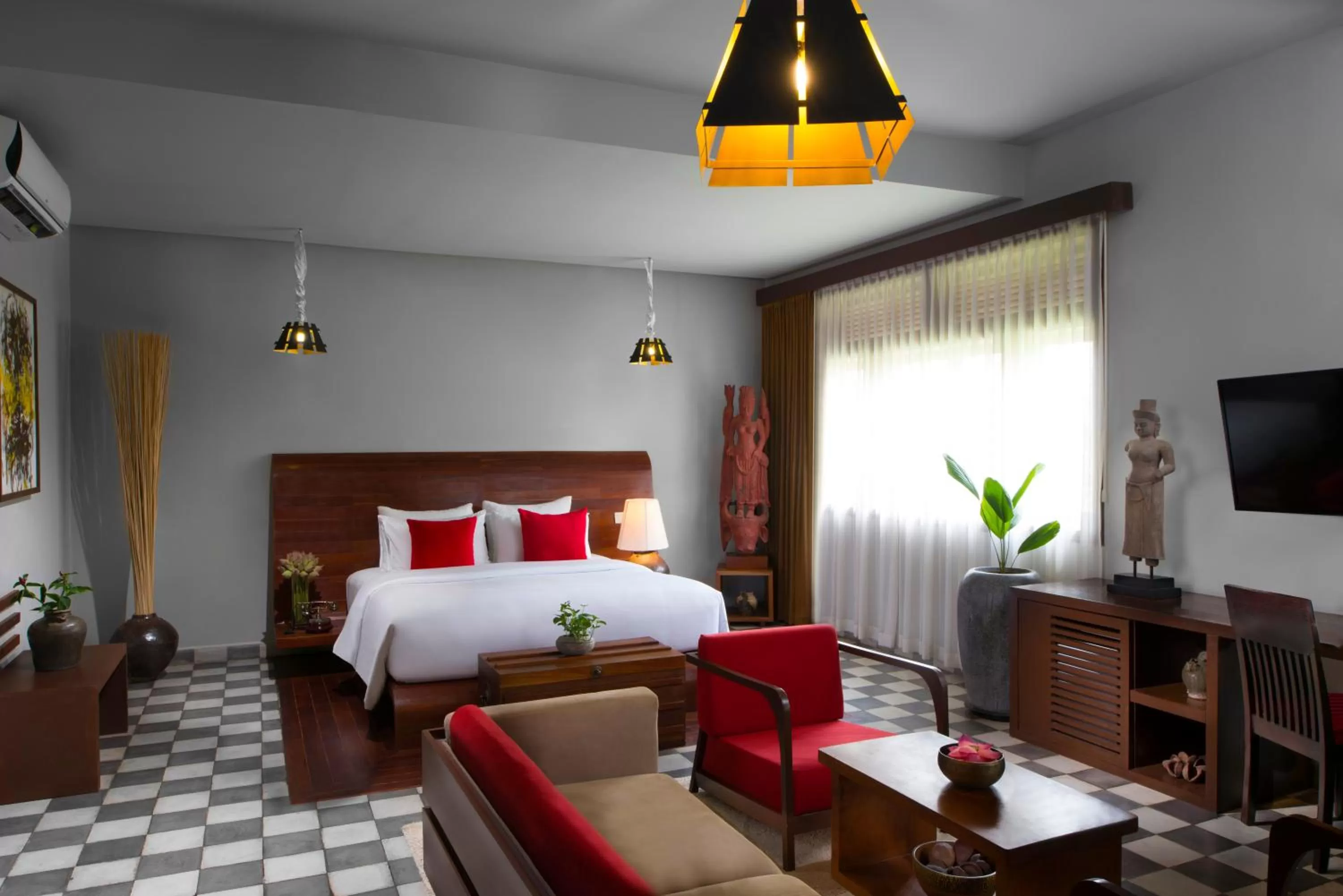 Bed in Sokkhak Boutique Resort & Spa