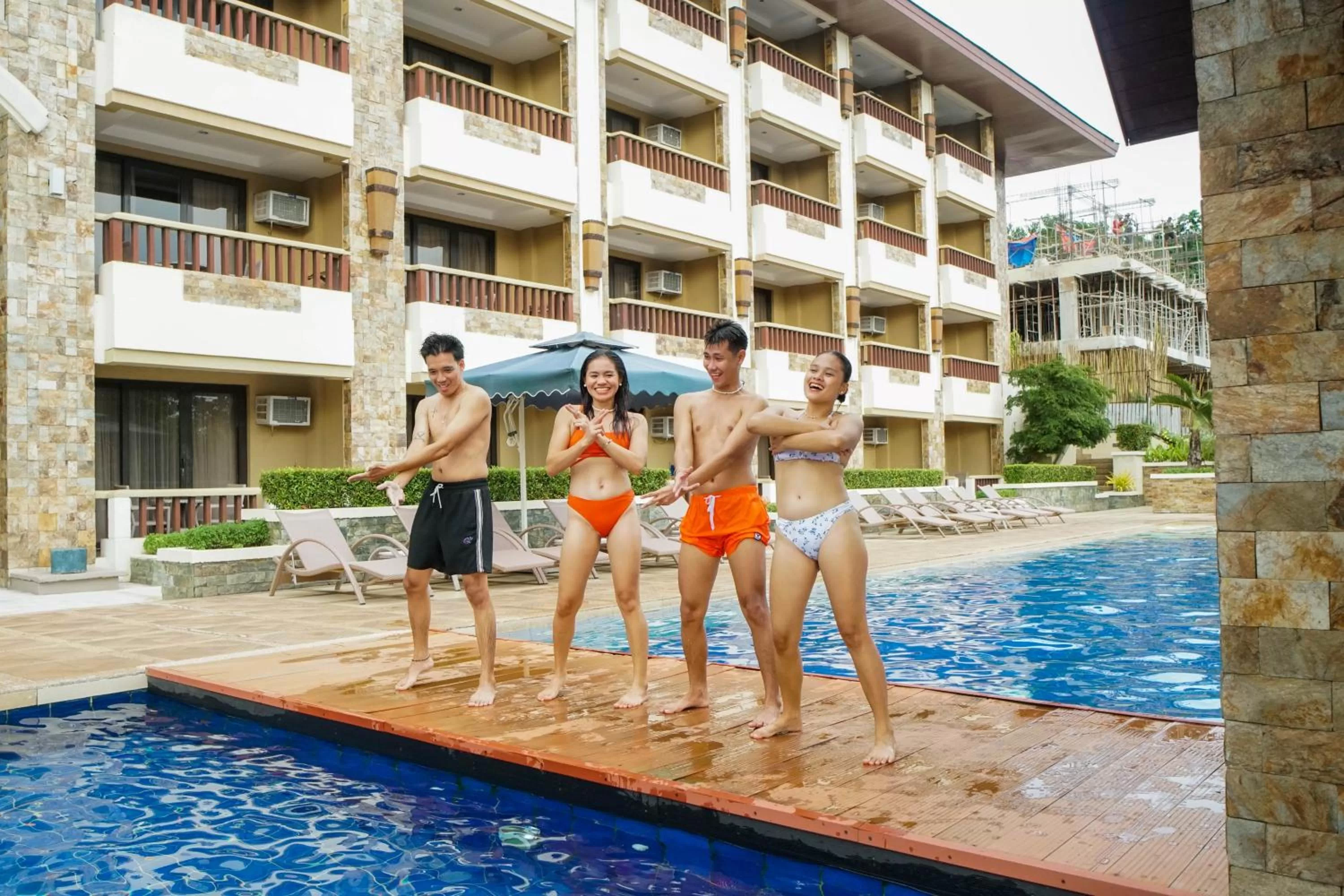 Pool view in Coron Westown Resort