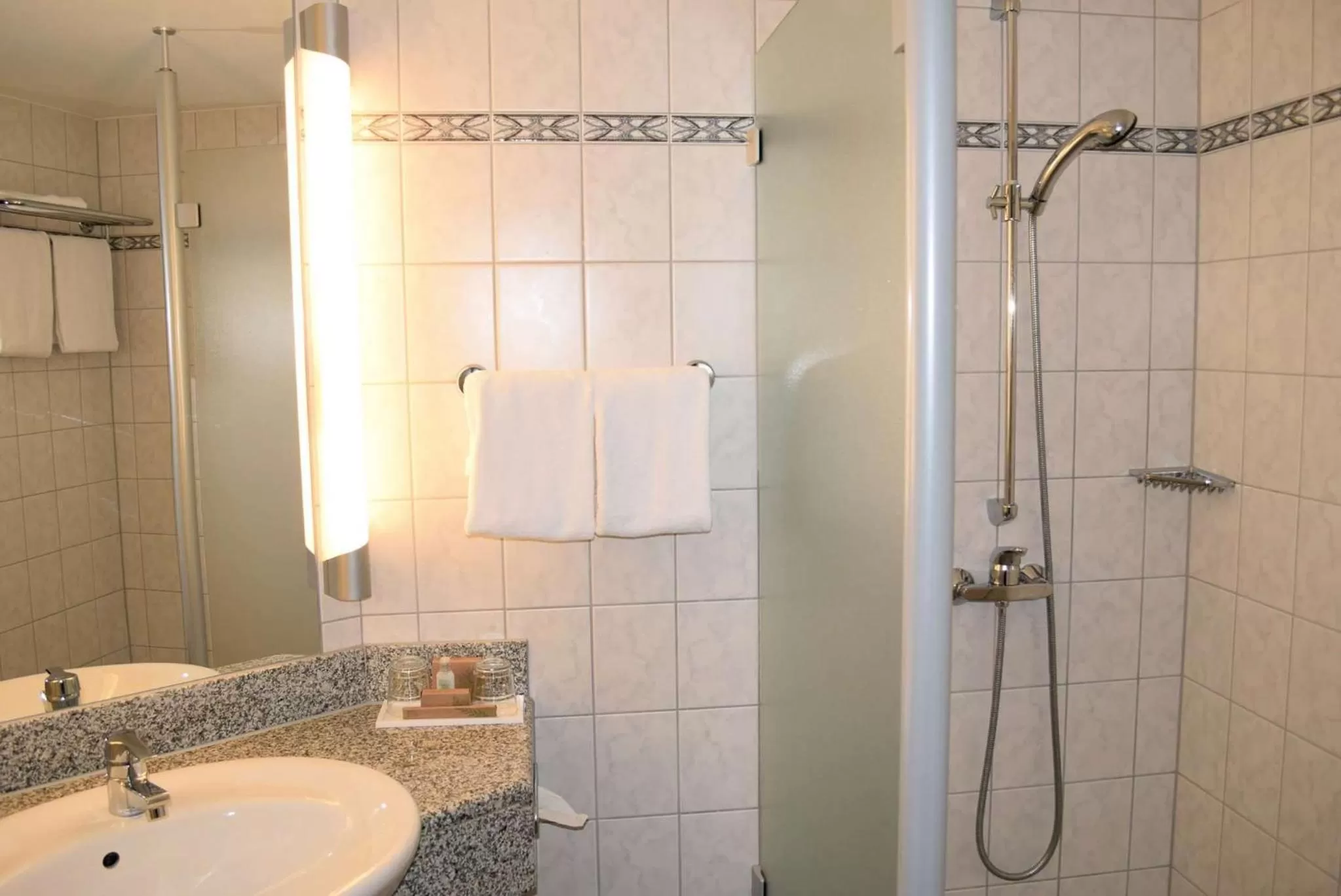 Bathroom in elaya hotel frankfurt oberursel