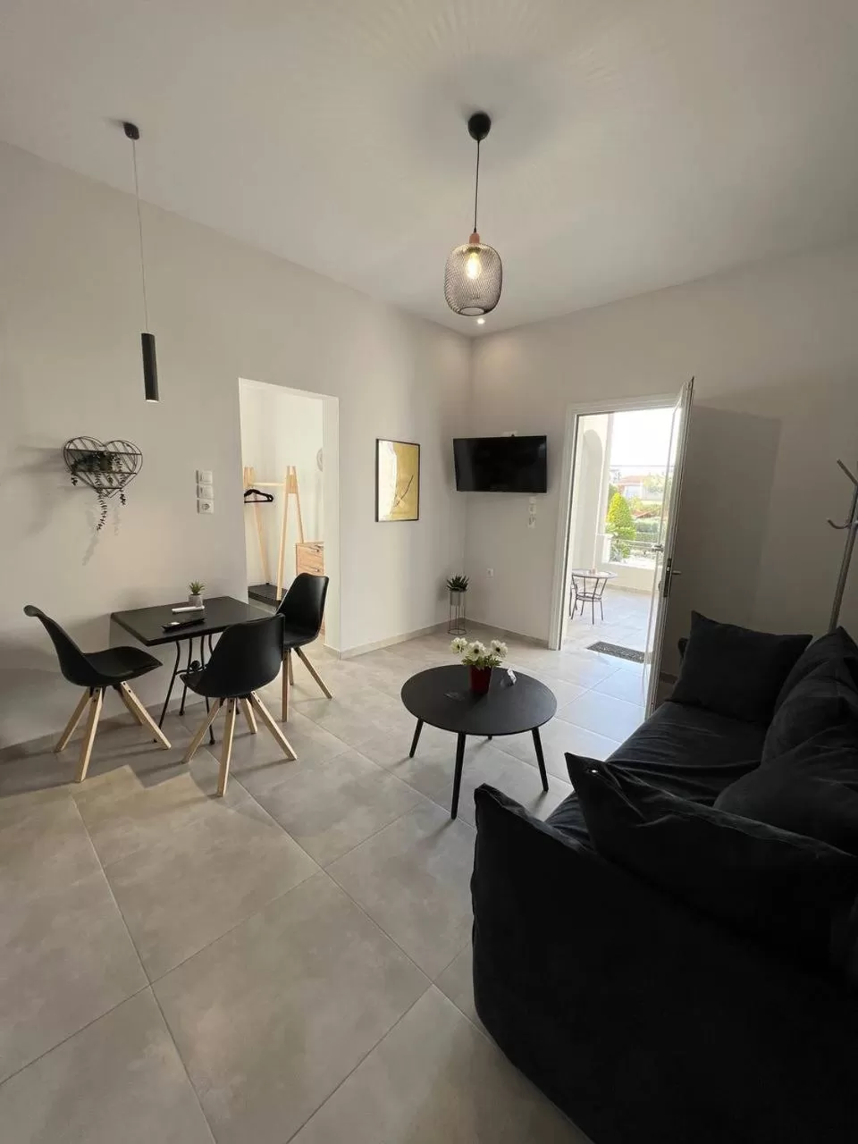 Living room in Elefsinian Mysteries Apartments