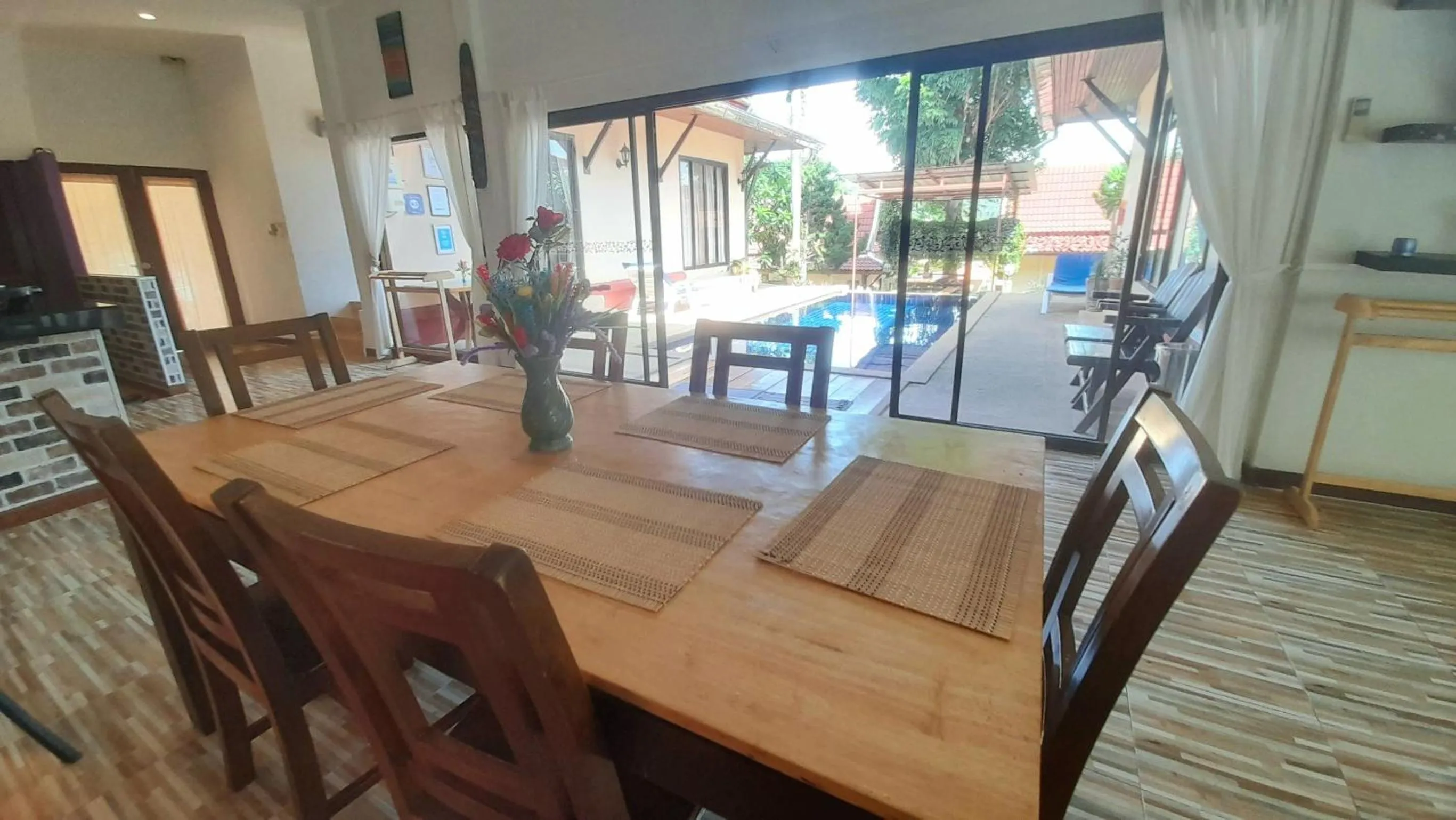 Dining area, Pool View in Samui Diving Resort