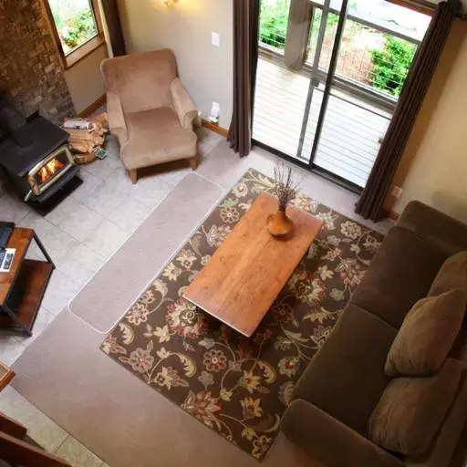 Seating Area in LOGE Alta Crystal Resort at Mt Rainier