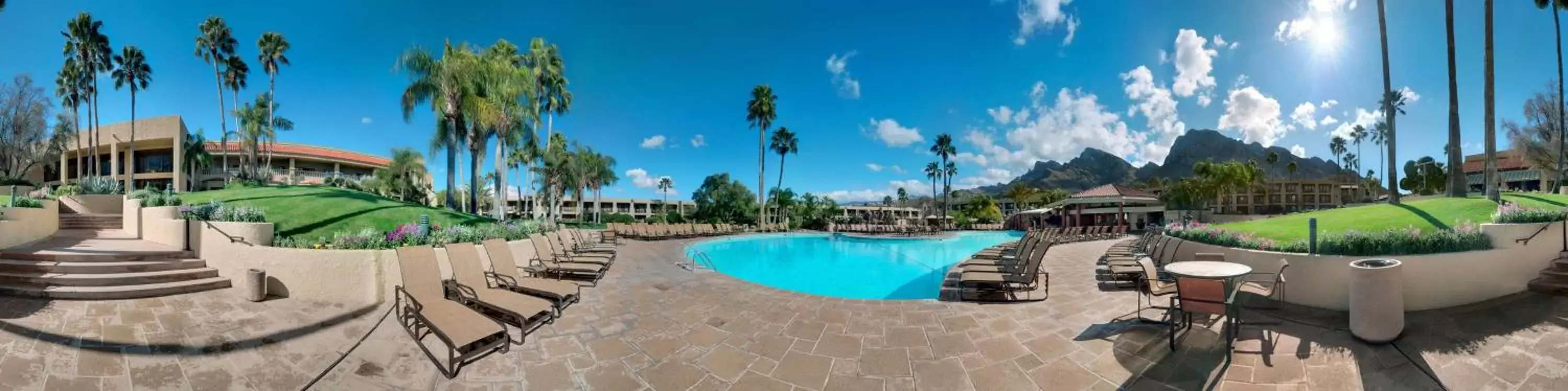 Property building, Pool View in El Conquistador Tucson, A Hilton Resort