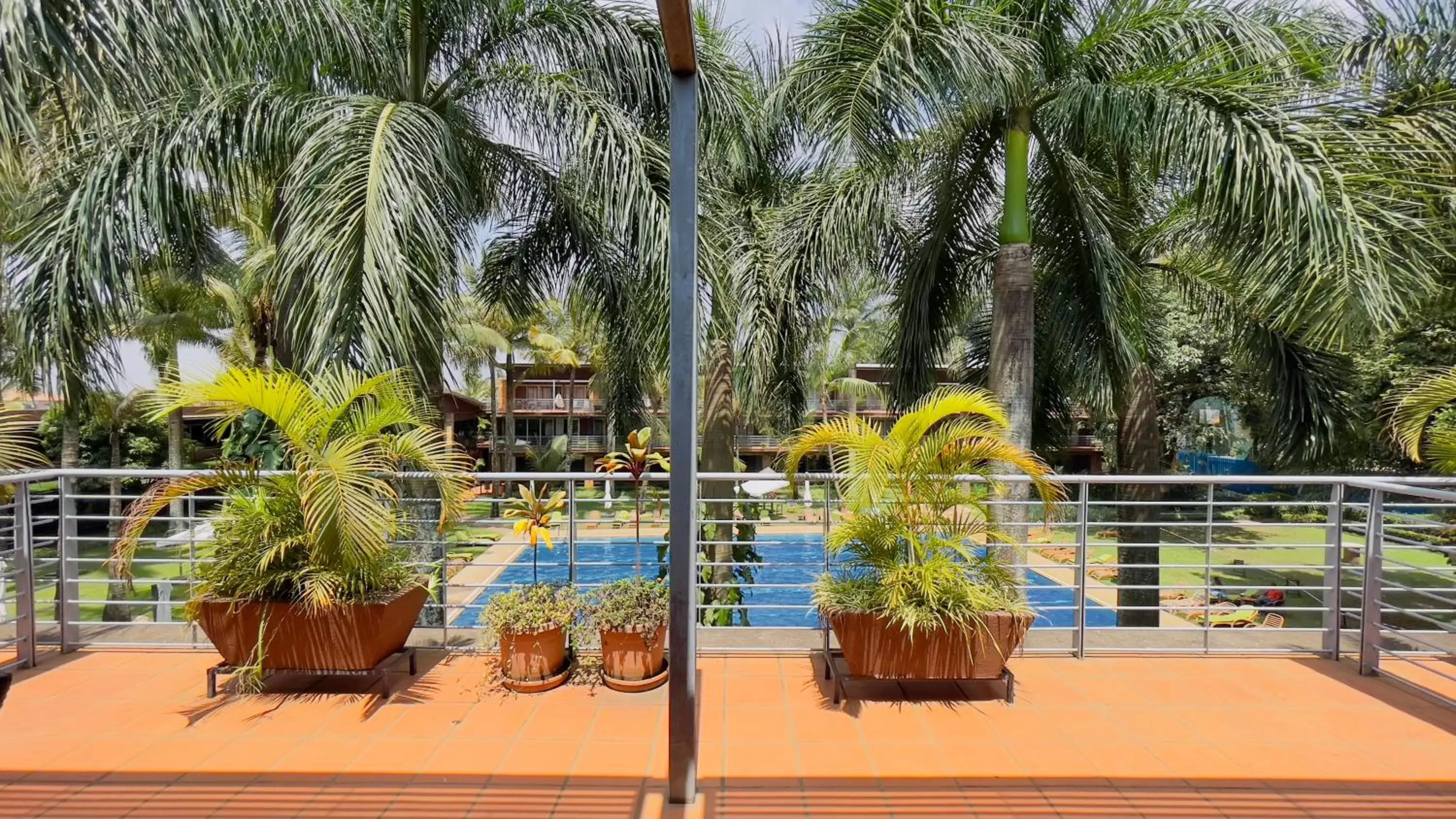 Balcony/Terrace, Pool View in Kabira Country Club