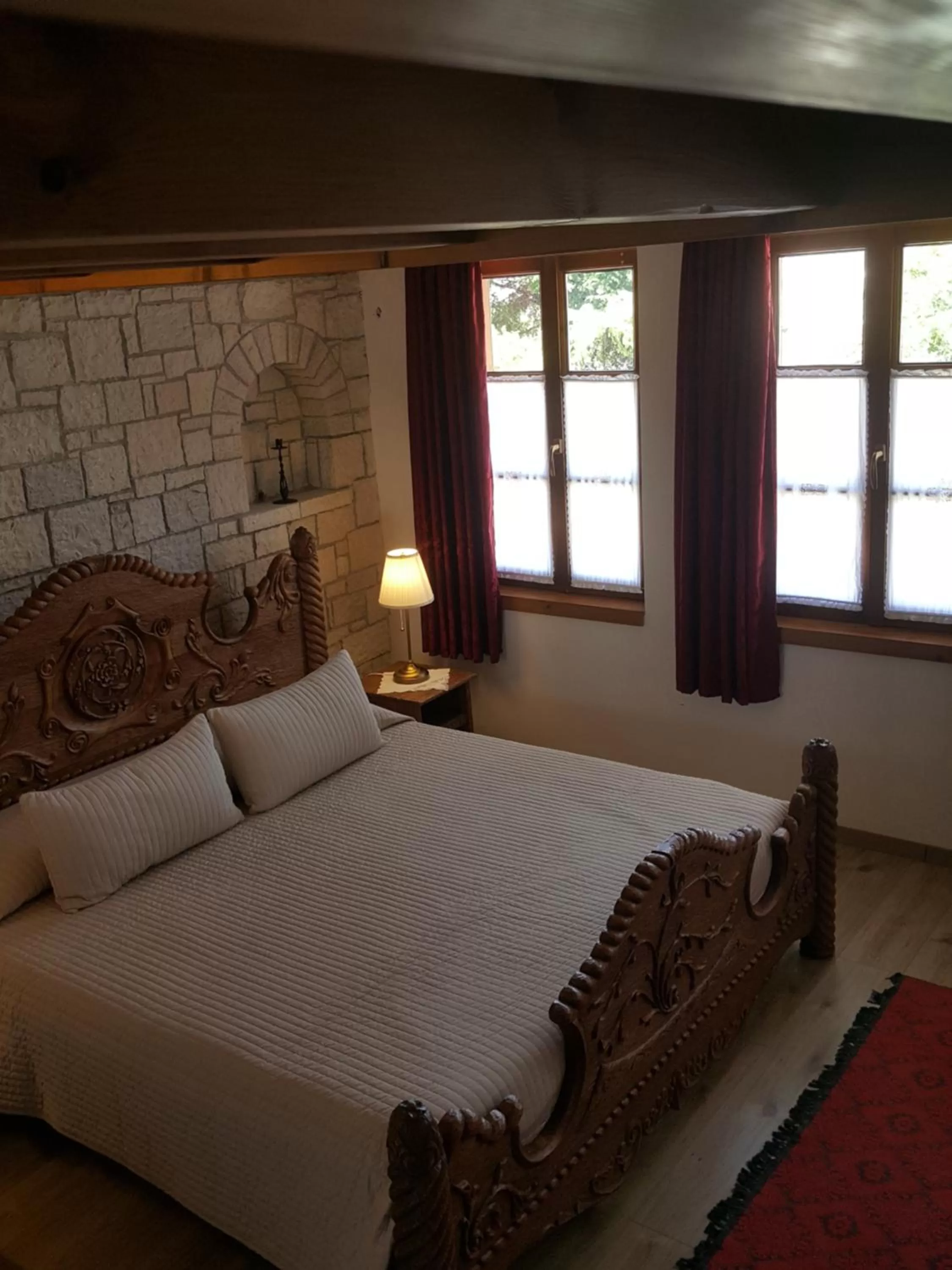 Bed in Hotel Gjirokastra