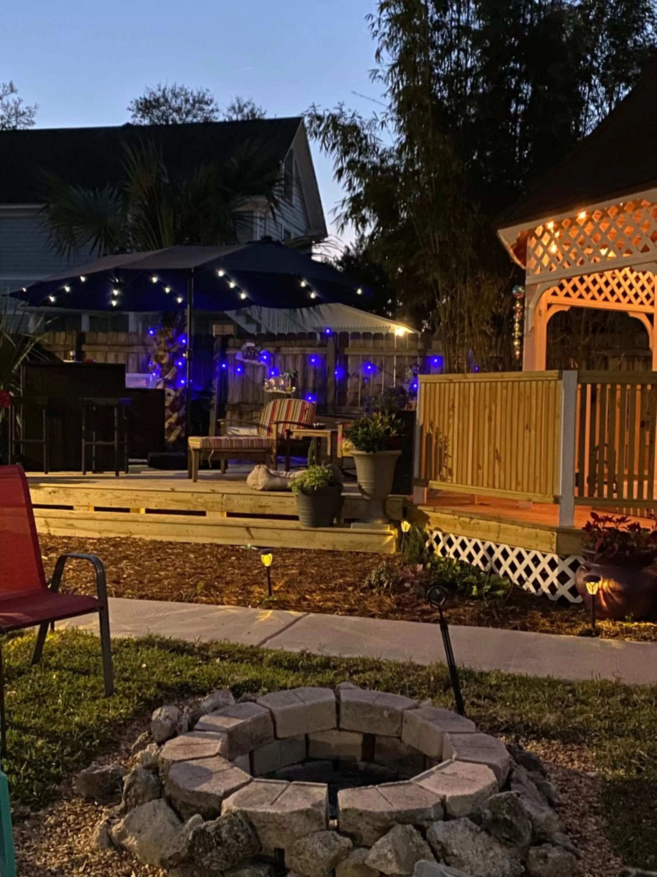 Patio in Ms. Maggie's South Country Inn