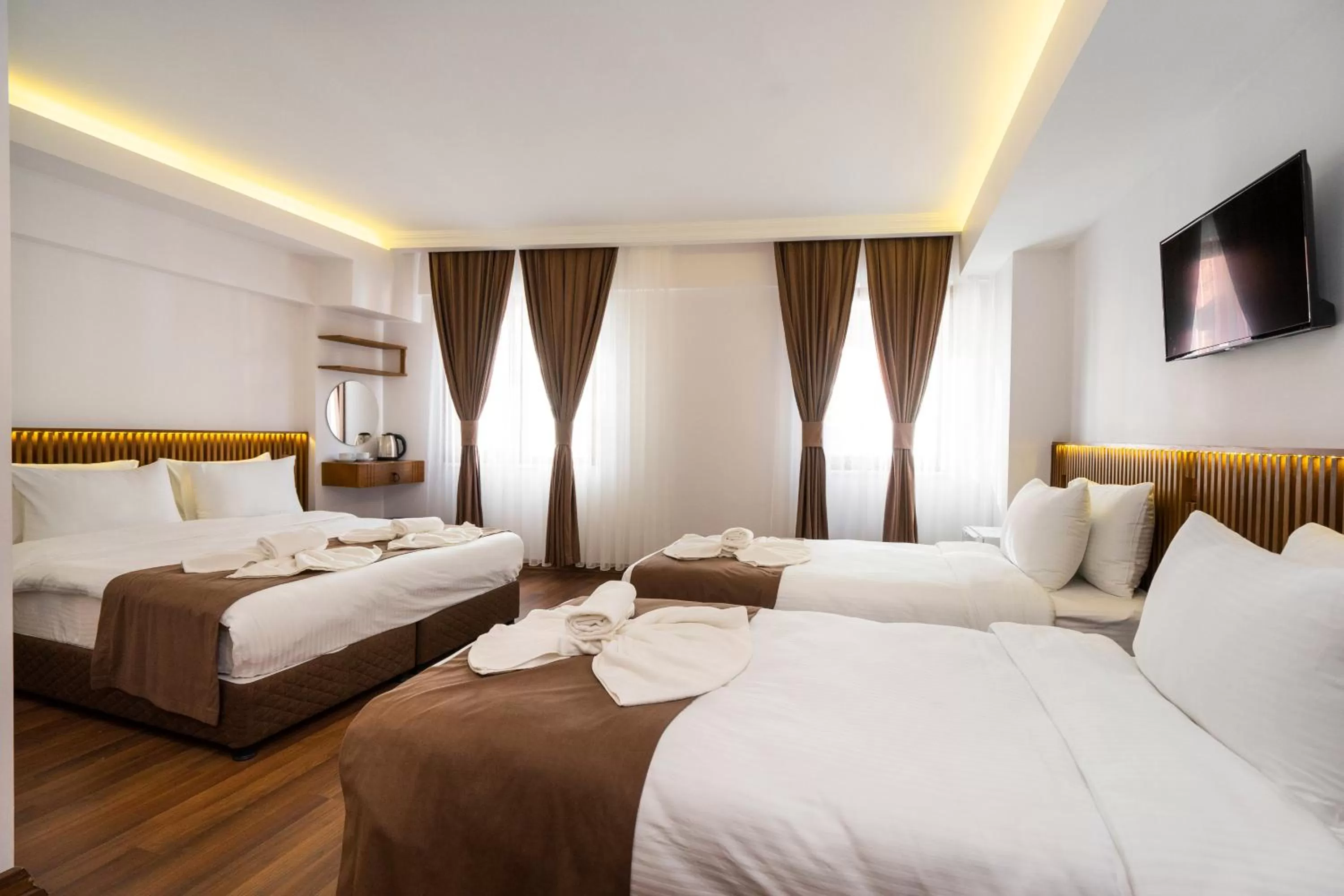 Bed in Castillo Rojo Hotel Istanbul