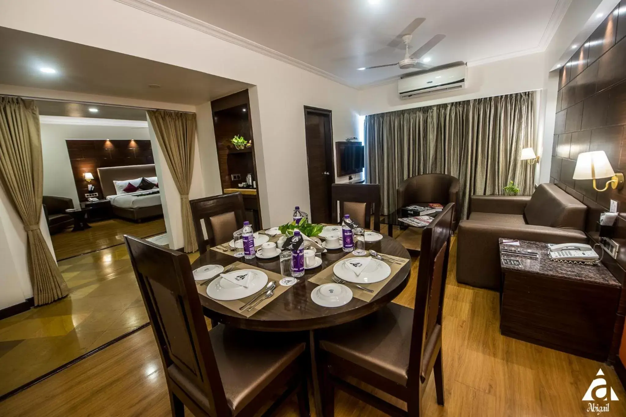 Photo of the whole room, Dining Area in Hotel Abigail Goradia's