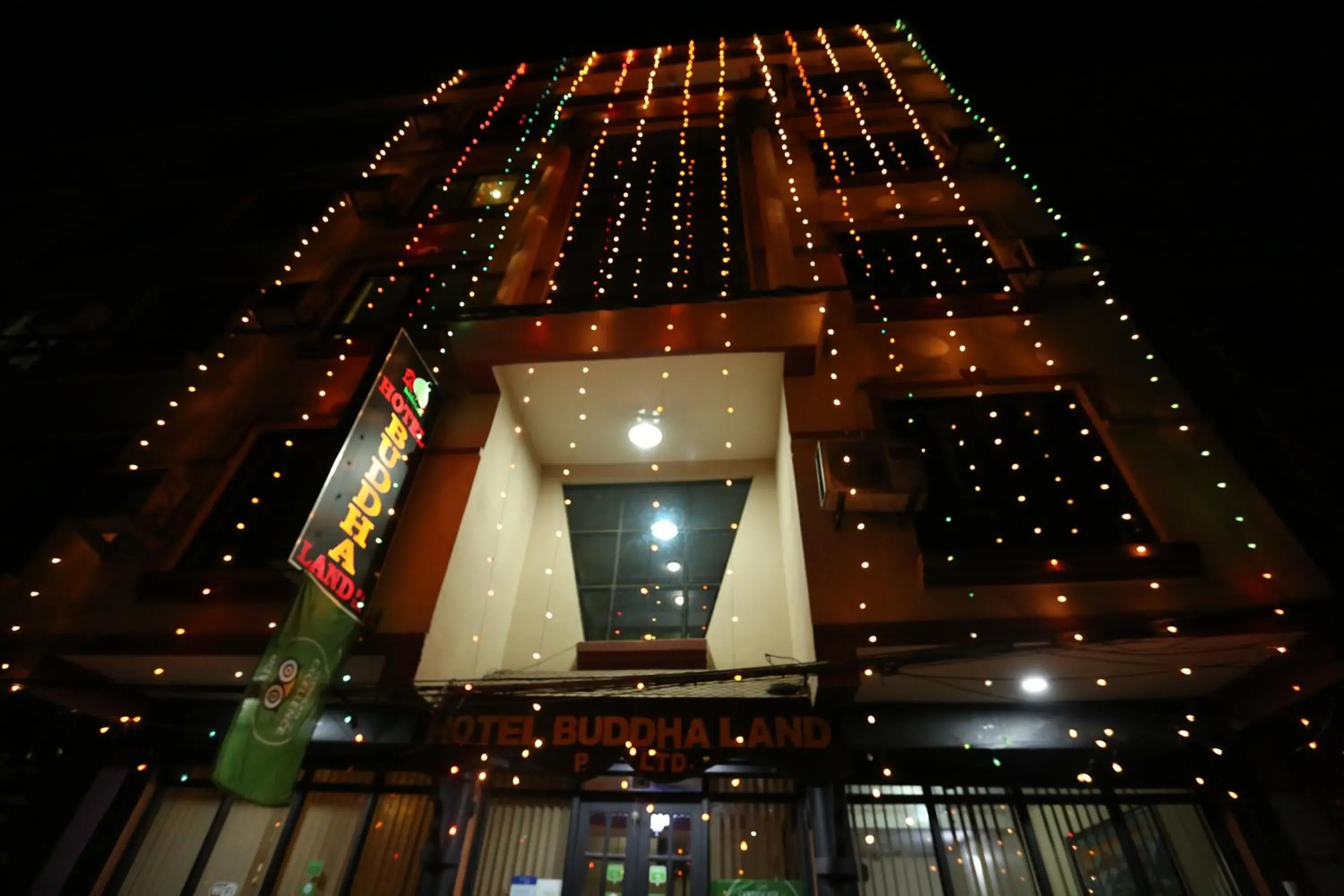 Facade/entrance, Property Building in Hotel Buddha Land