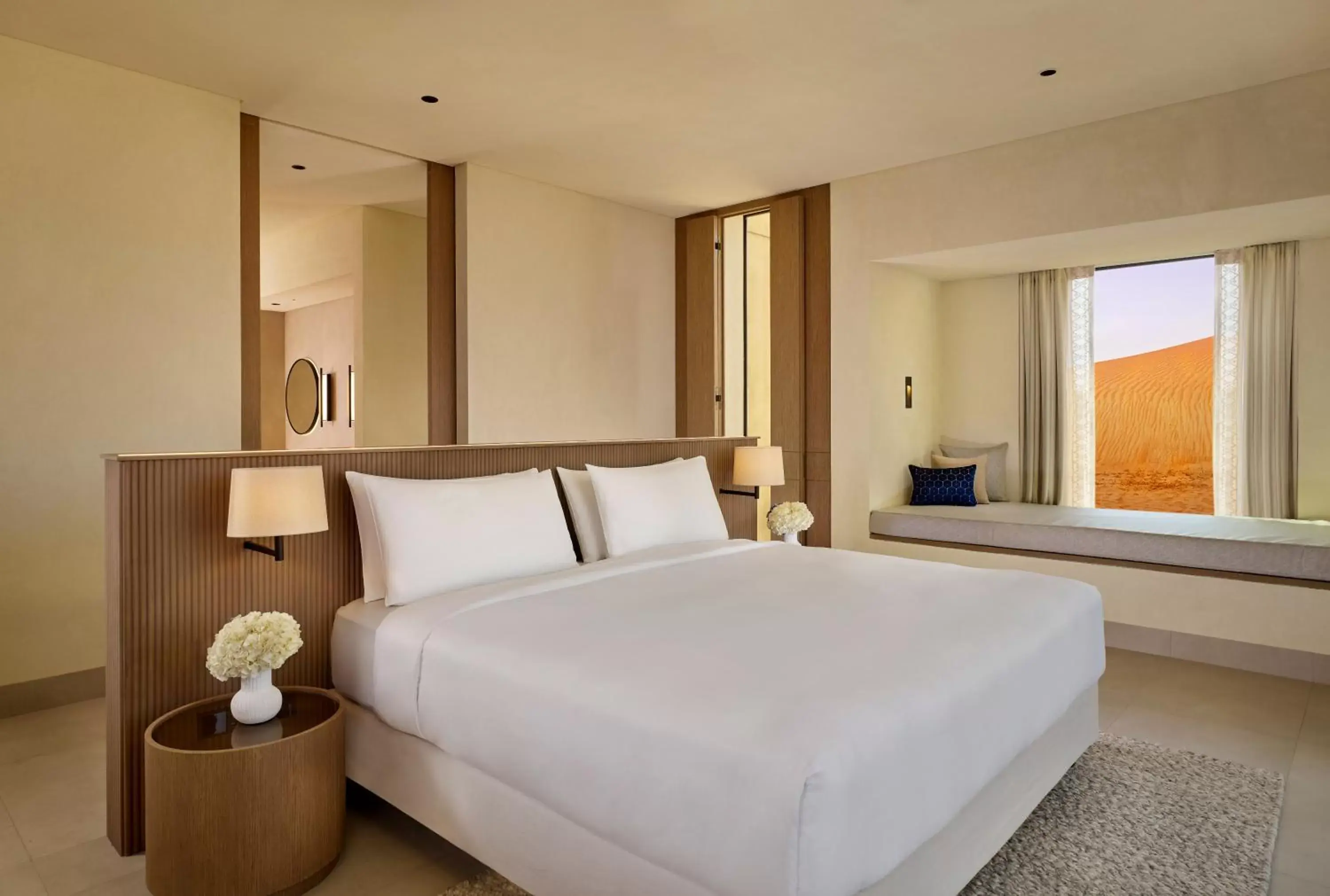 Bedroom, Bed in The Ritz-Carlton Ras Al Khaimah, Al Wadi Desert