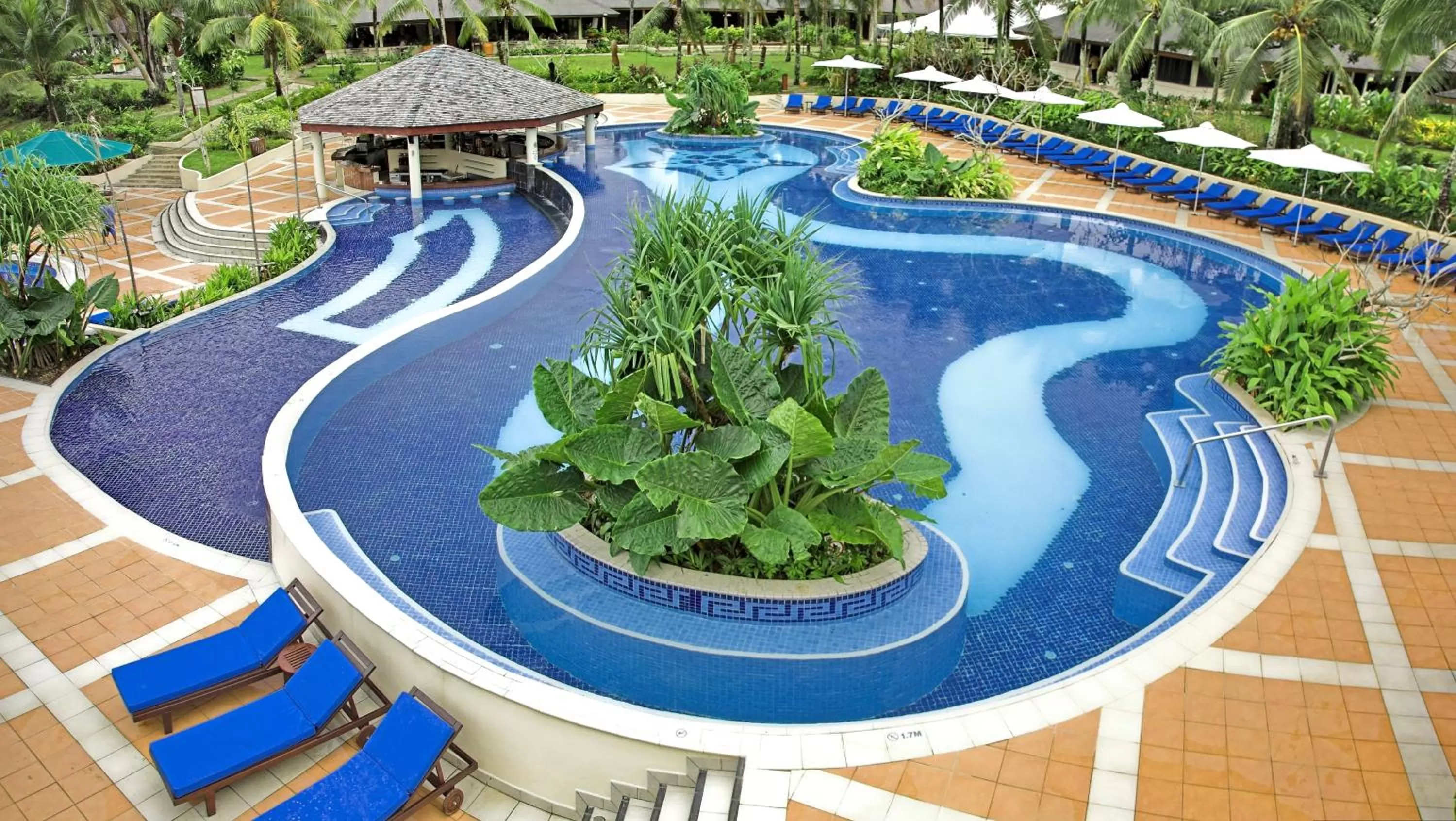 Swimming pool in Warwick Le Lagon Resort & Spa, Vanuatu