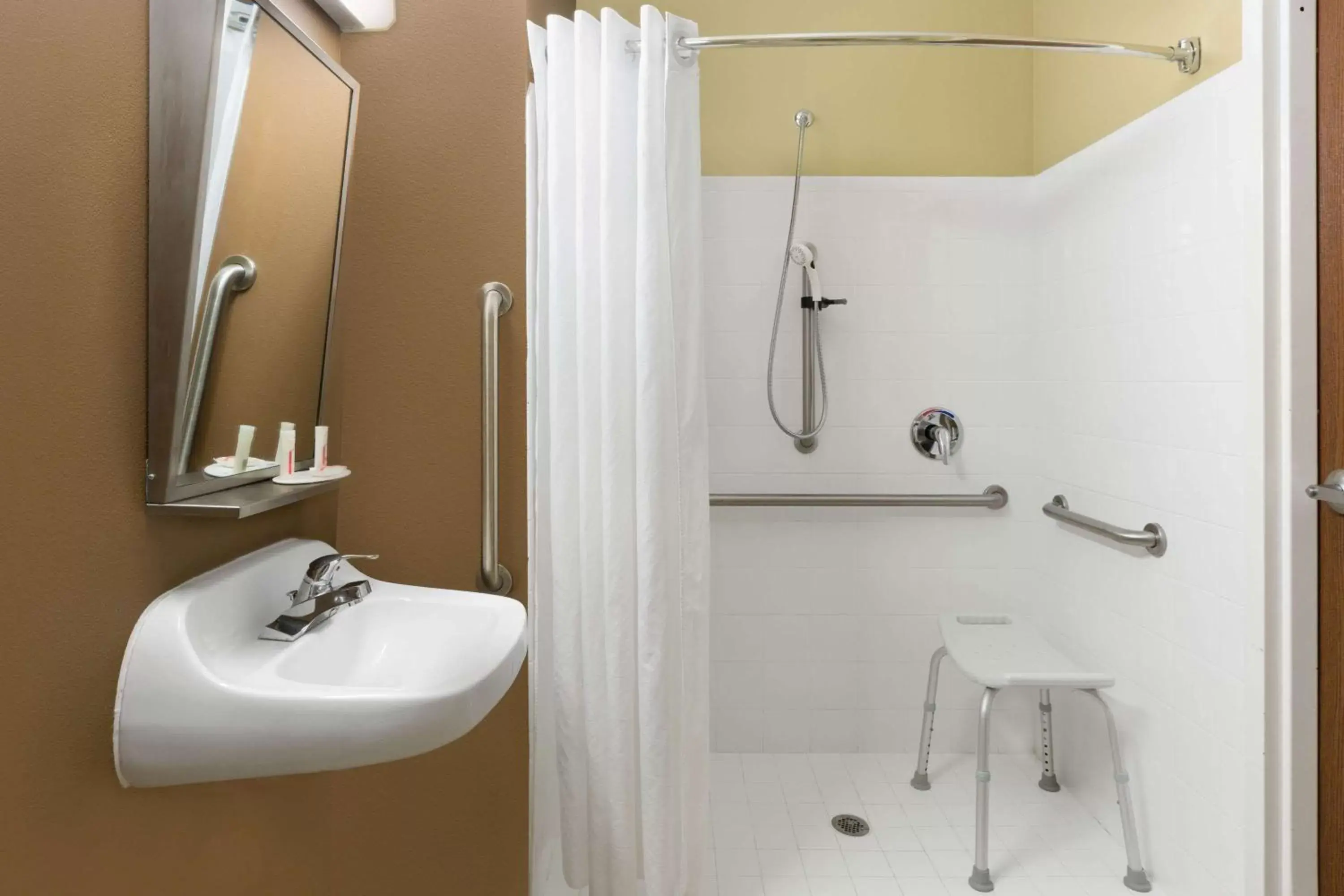 Shower, Bathroom in Microtel Inn & Suites by Wyndham Ozark