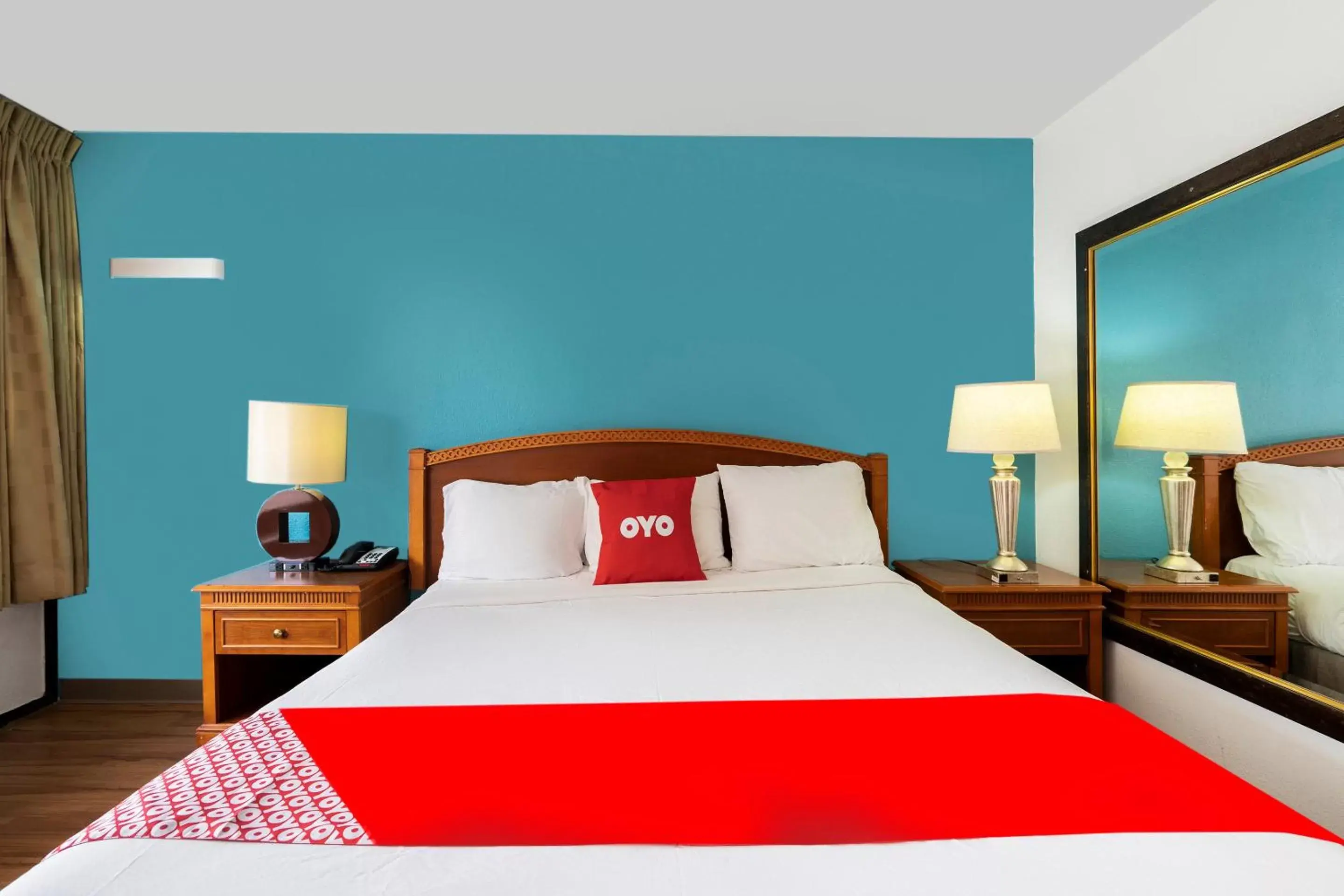 Bedroom, Bed in OYO Hotel Bossier City LA - Red River