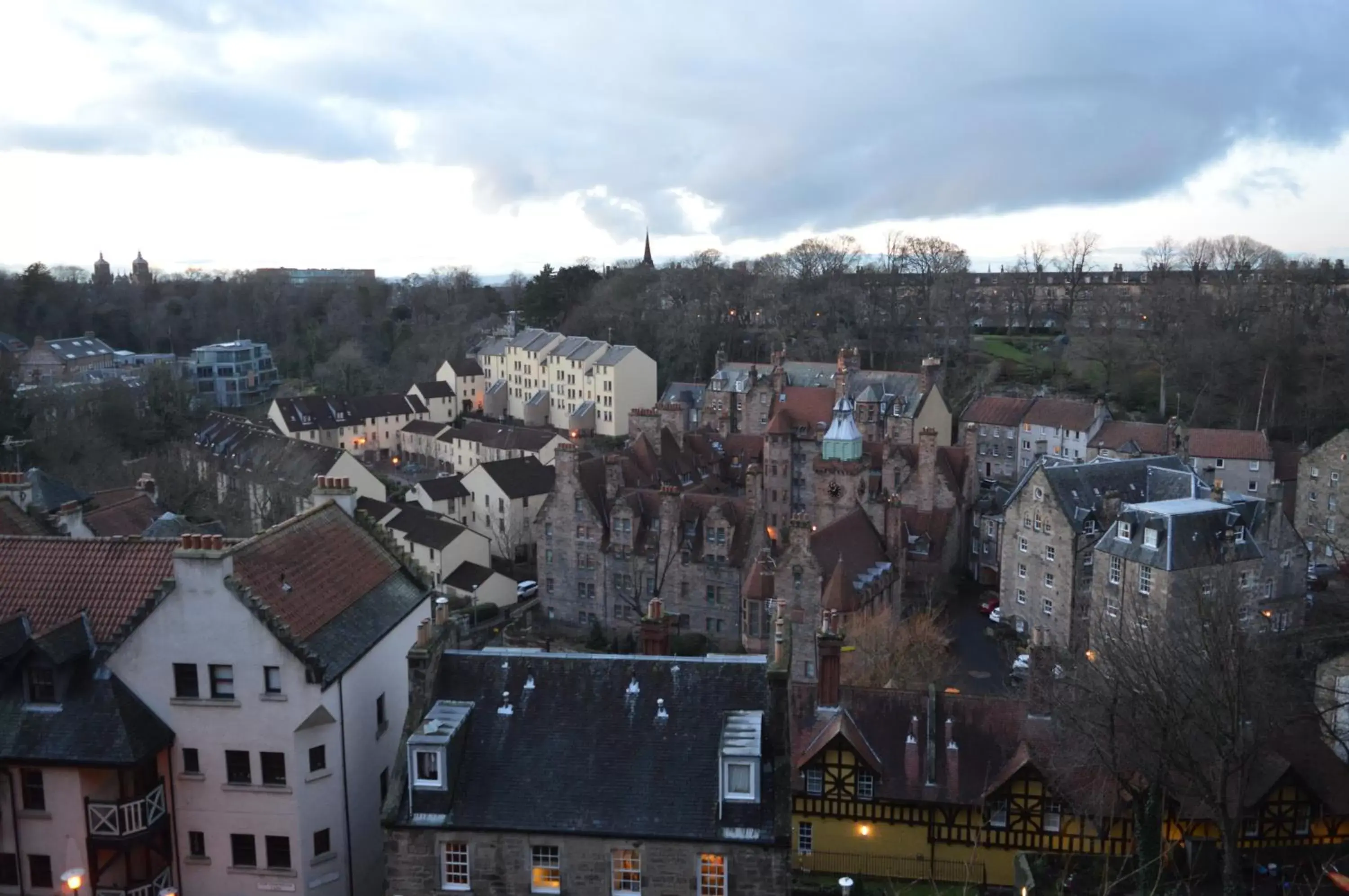 Property building, Bird's-eye View in B+B Edinburgh