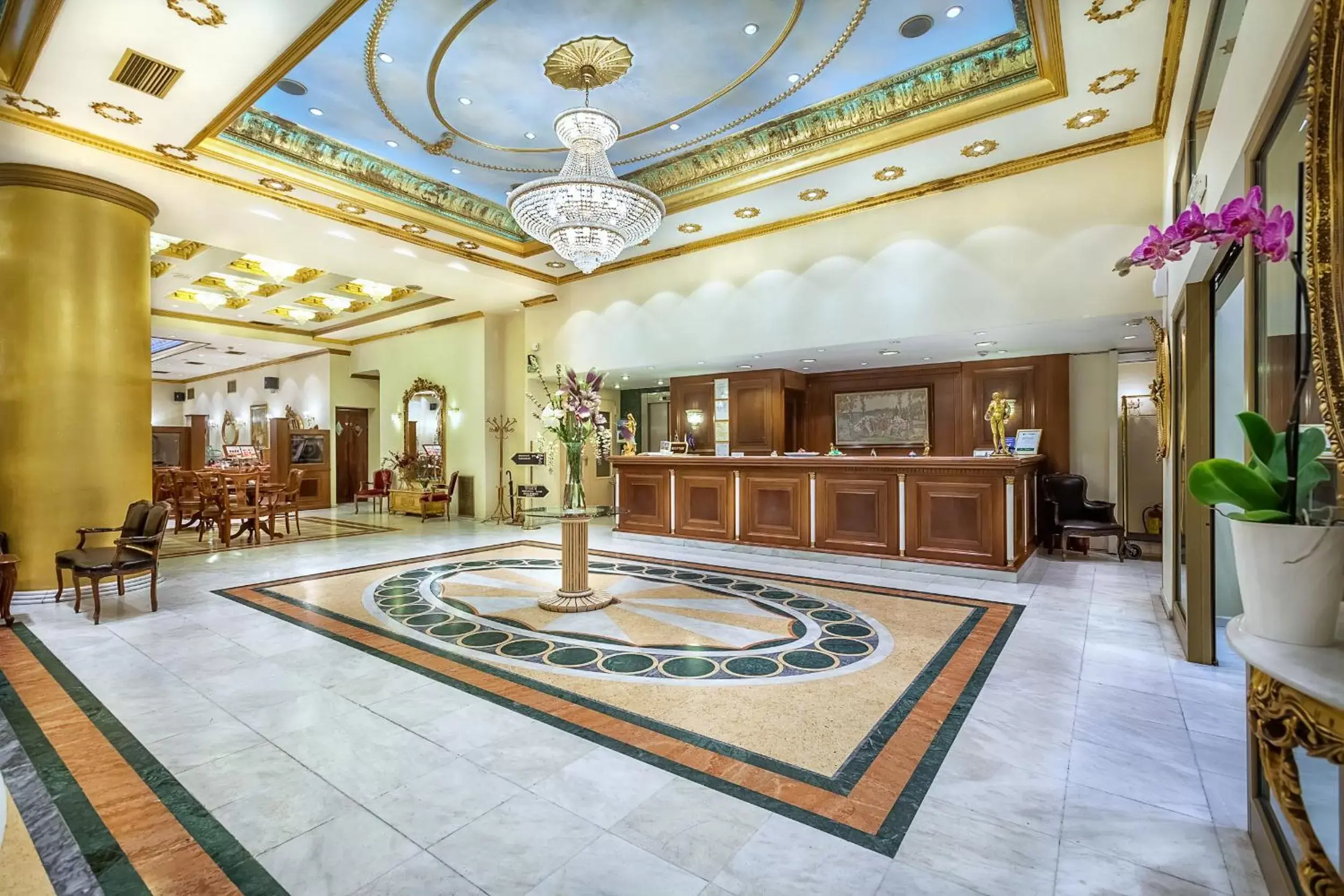 Lobby or reception in Imperial Palace Classical Hotel Thessaloniki Lobby or reception in Imperial Palace Classical Hotel Thessaloniki