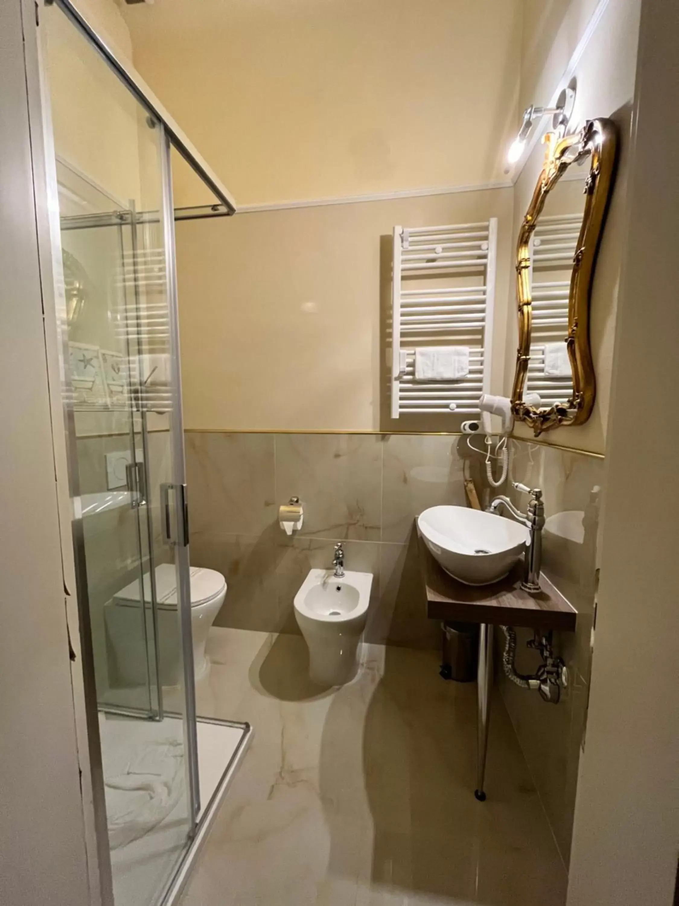 Shower, Bathroom in Villa San Donato B&B