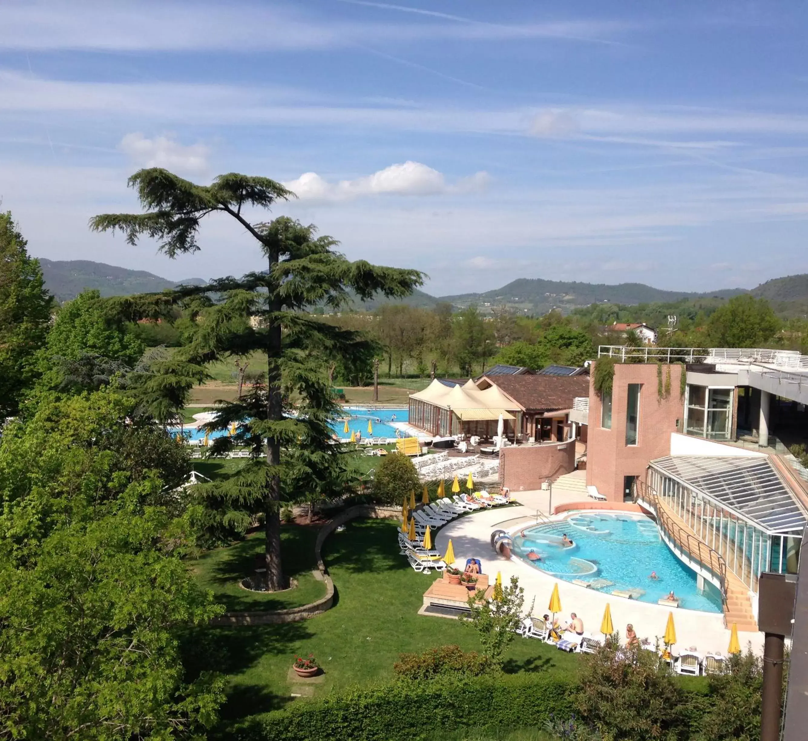 Bird's eye view, Pool View in Terme Preistoriche Resort & Spa