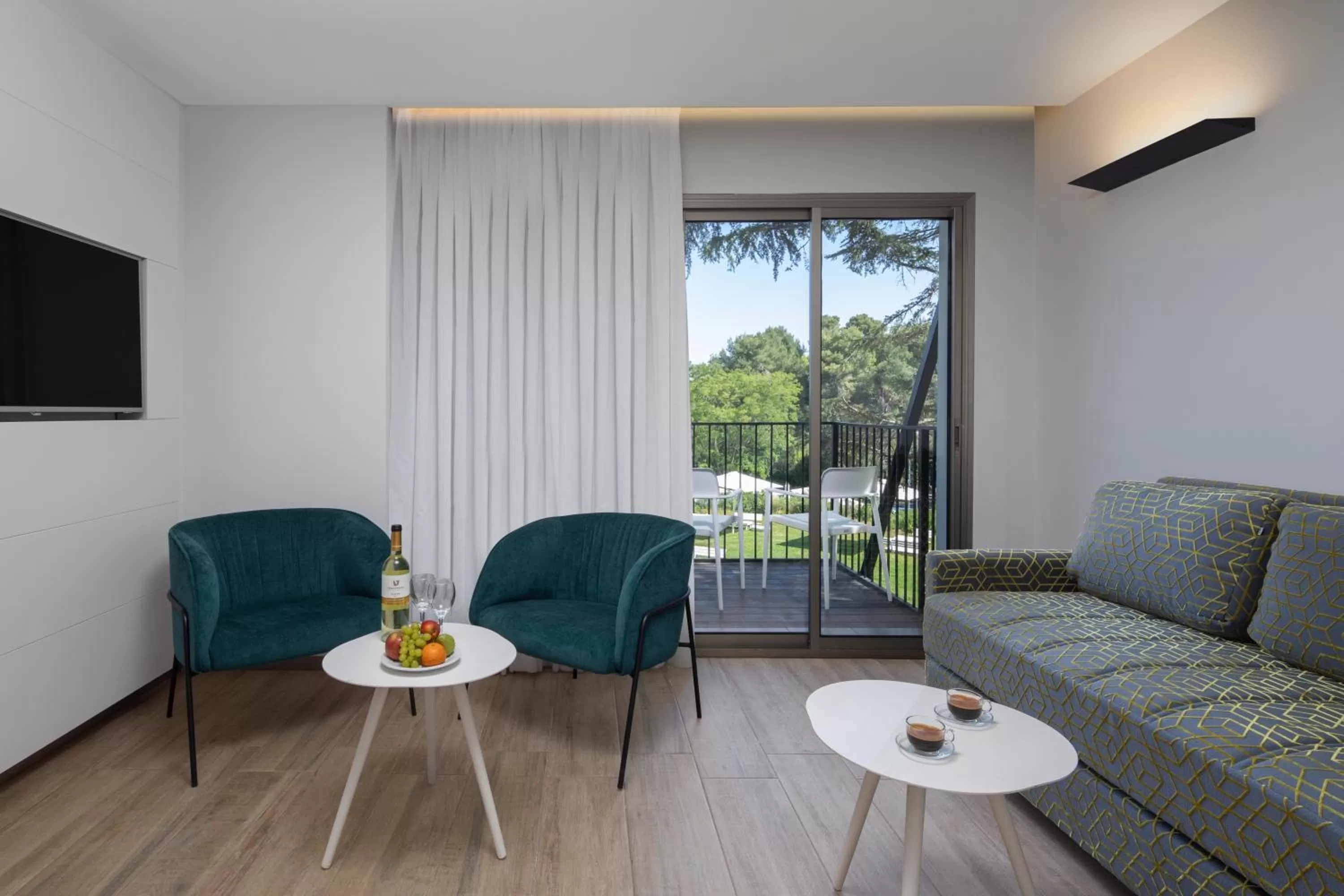 Living room in Hacienda Forest View Hotel