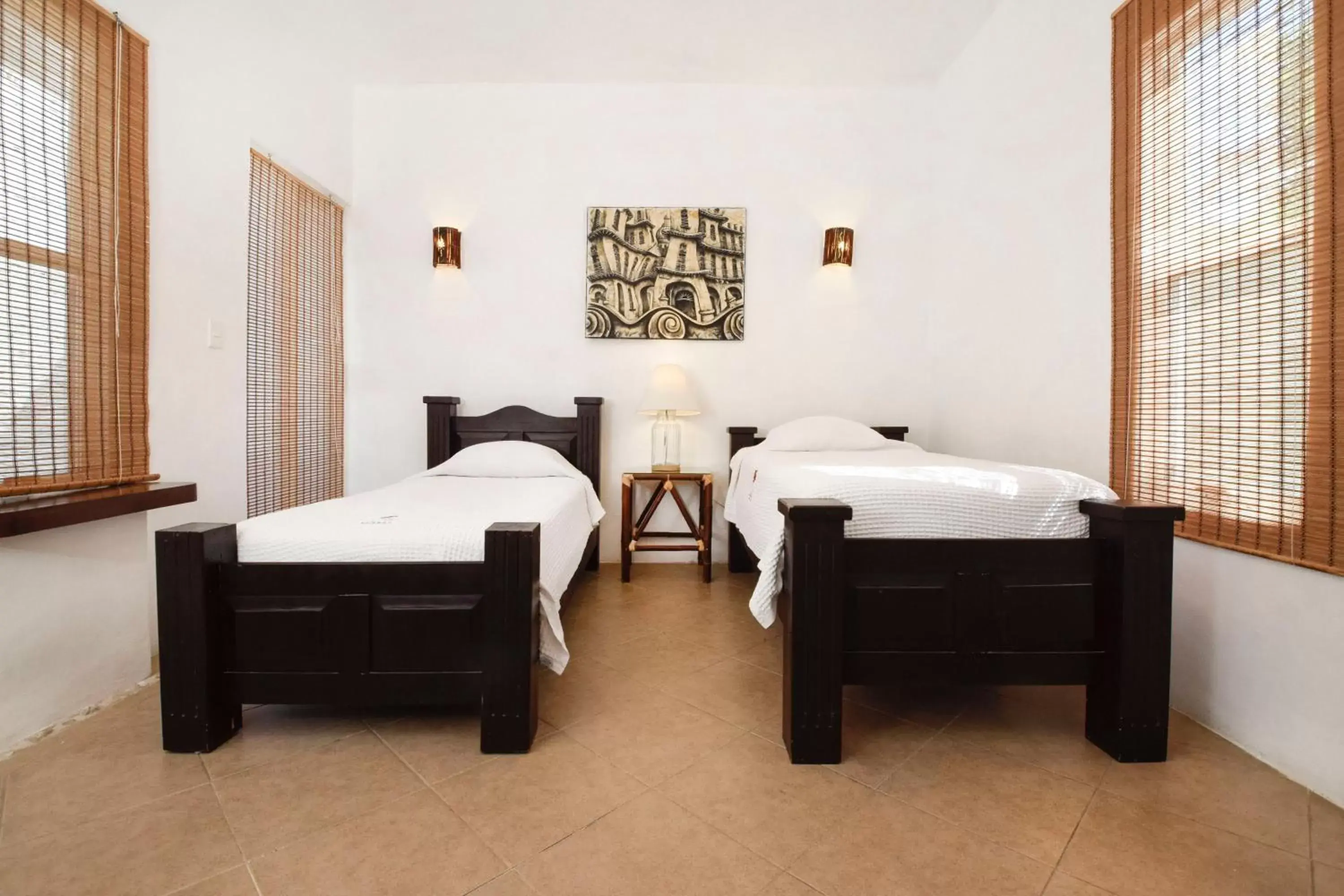 Bedroom, Bed in Villas El Encanto Cozumel