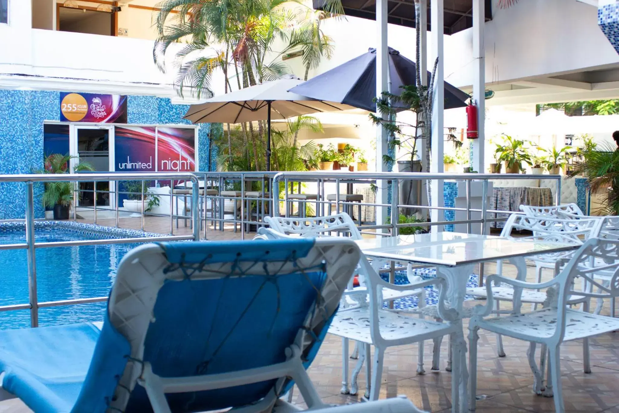 Patio, Swimming Pool in Hotel La Casona Dorada