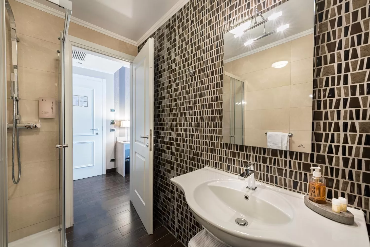 Bathroom in Hotel Il Corazziere