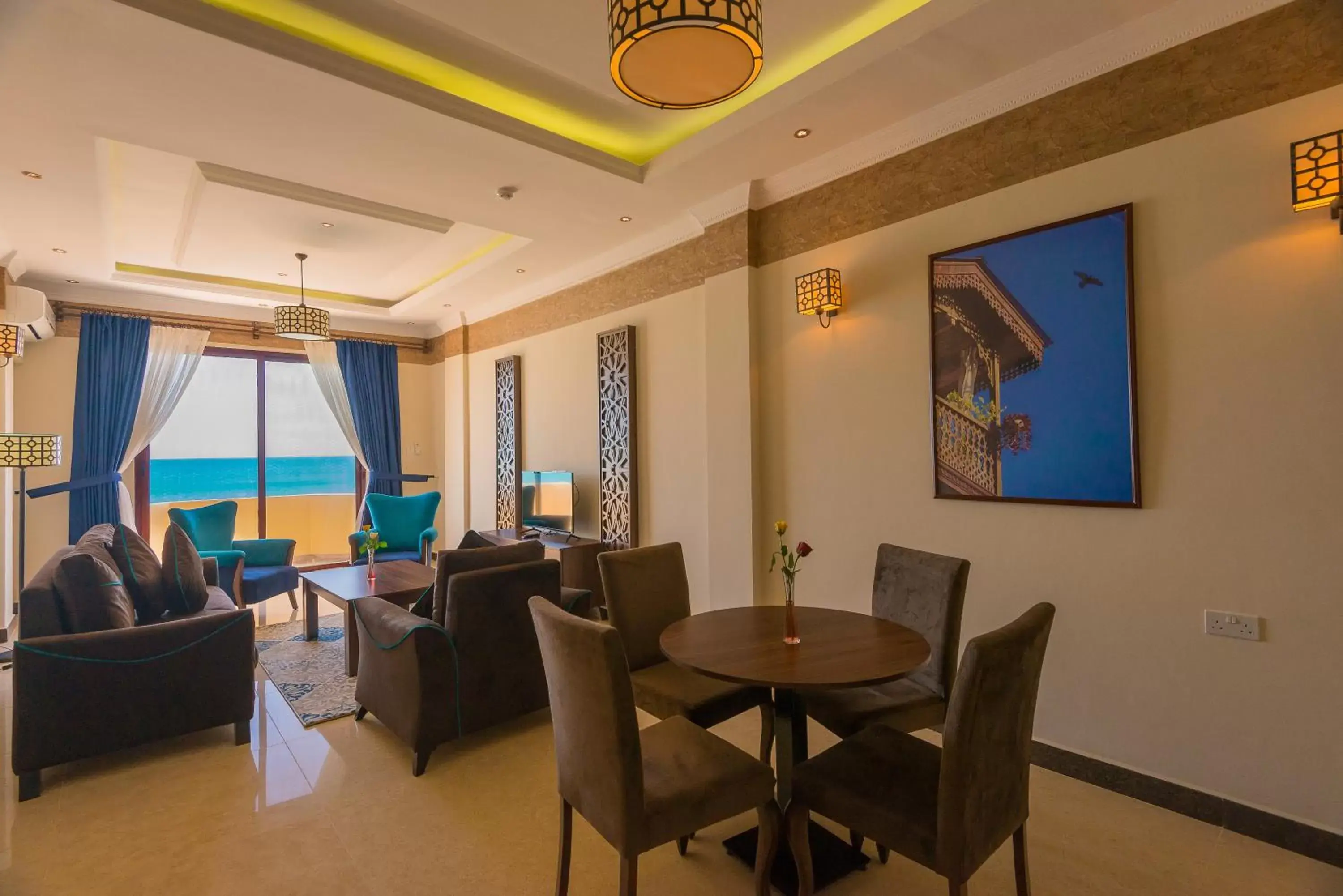 Dining area in Golden Tulip Zanzibar Resort