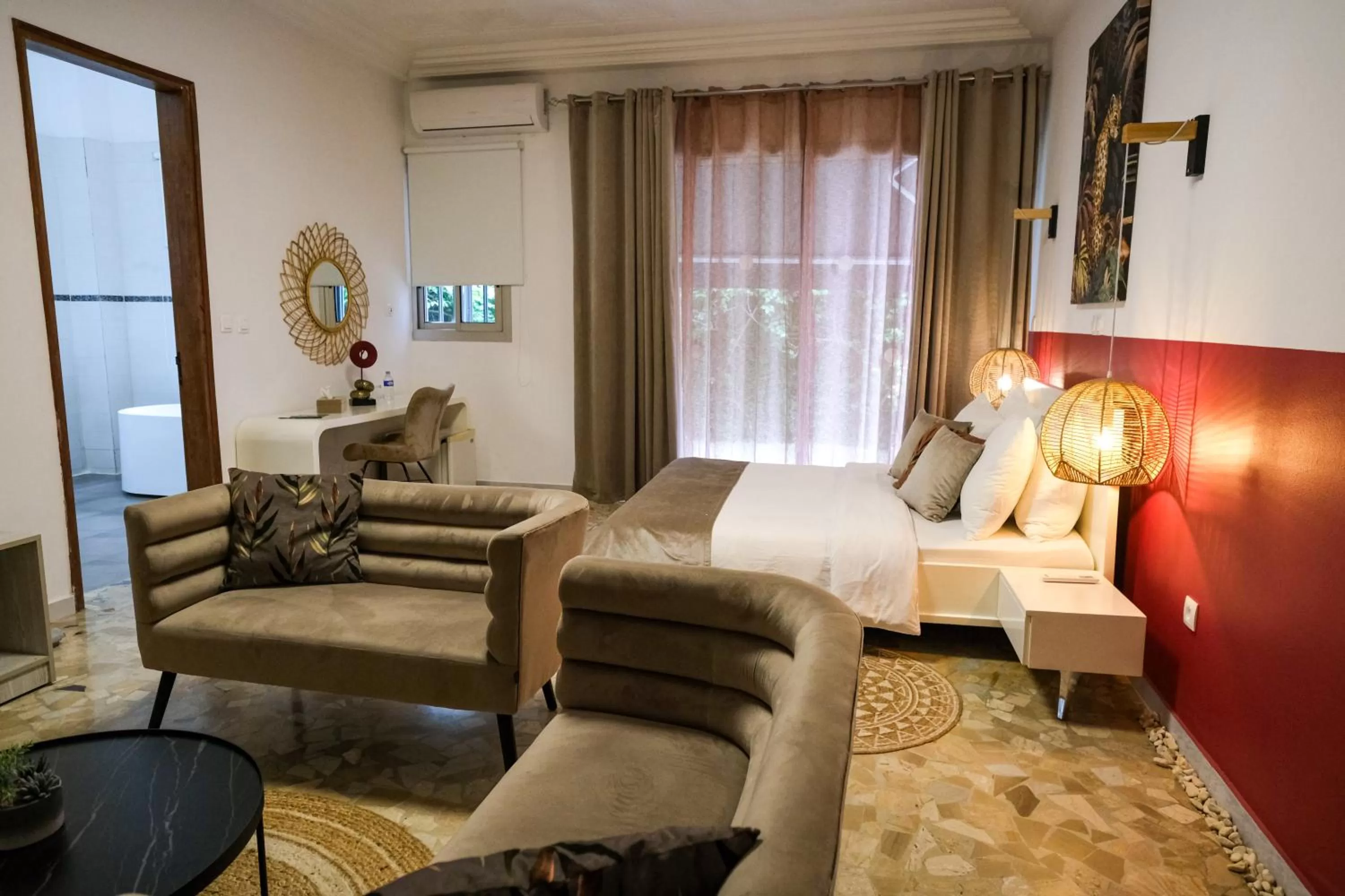 Bedroom, Bed in Villa Ayaba