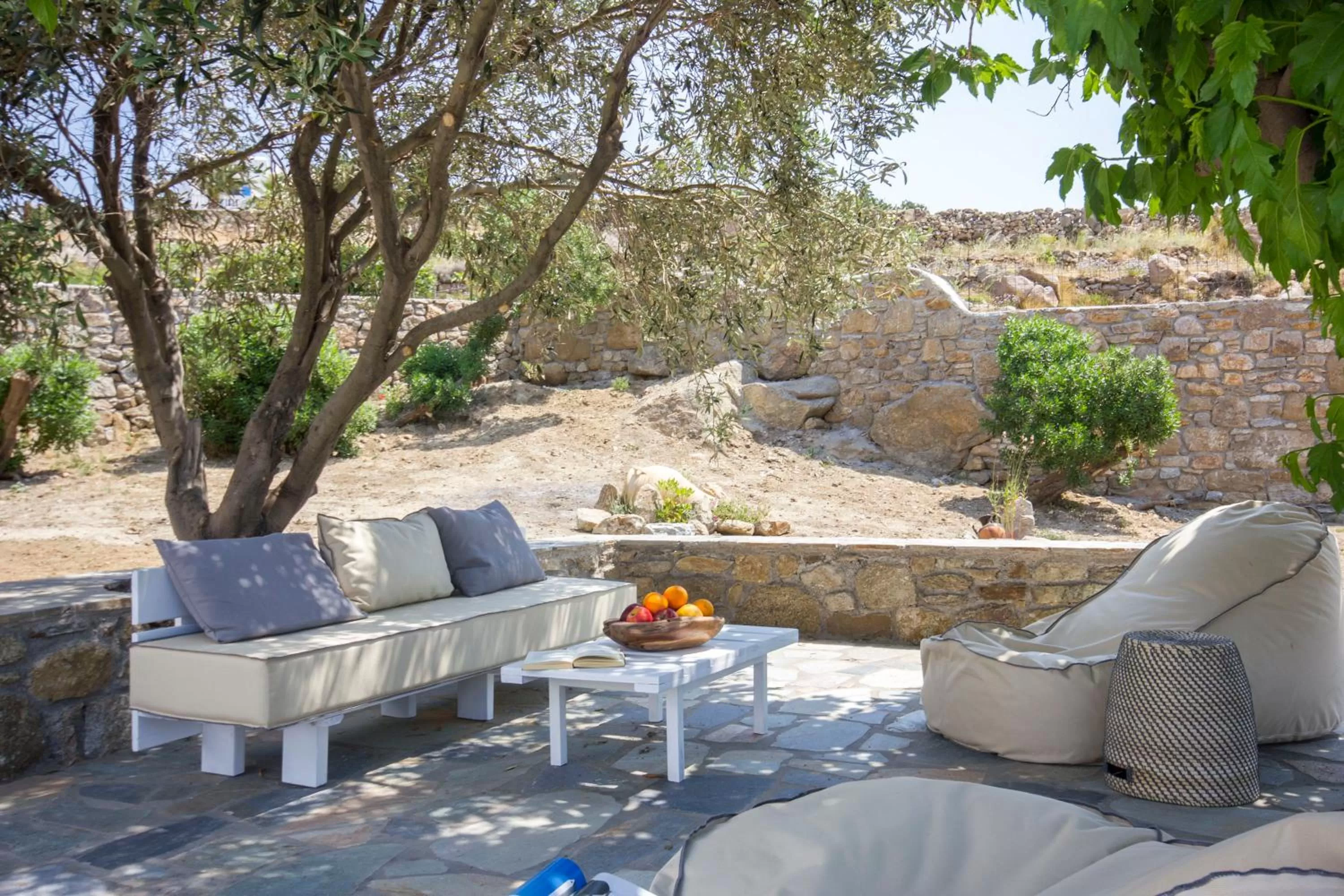 Patio in Amperian Mykonos Suites & Villas