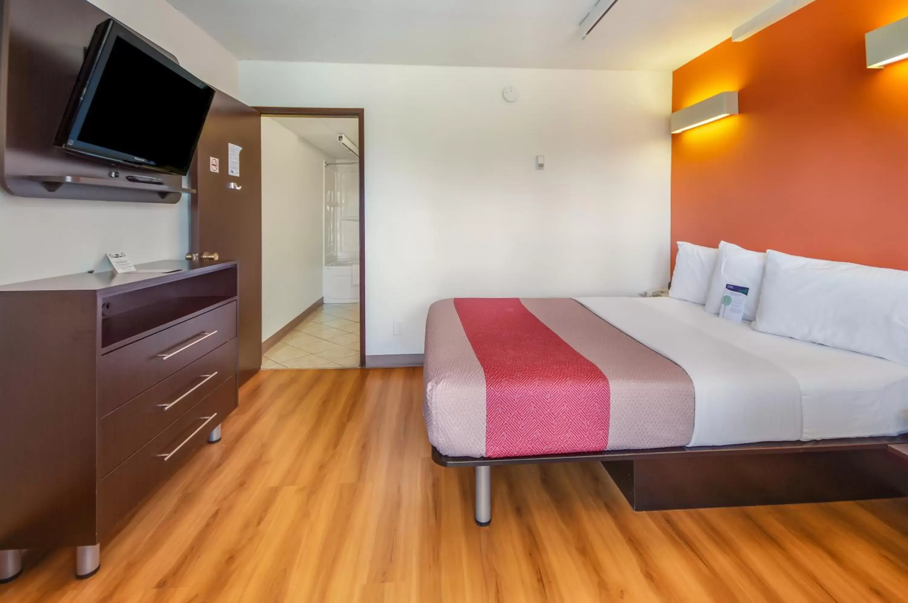 Bedroom, Bed in Motel 6-Lethbridge, AB Bedroom, Bed in Motel 6-Lethbridge, AB
